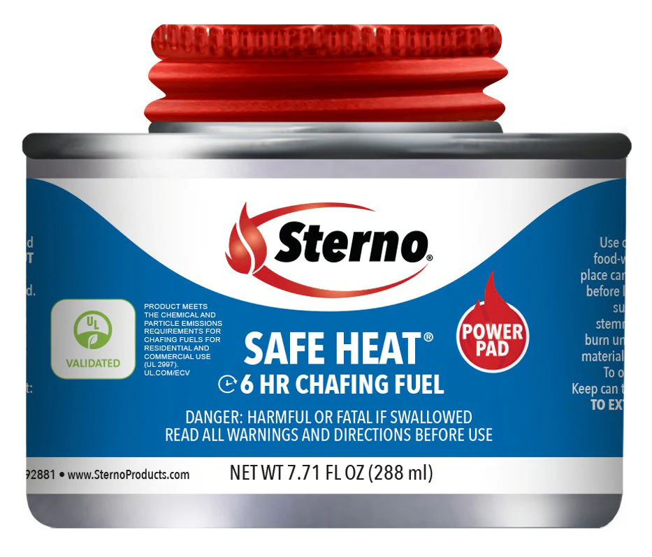 Sterno Products 10370 Safe Heat 6 Hour Chafing Fuel with PowerPad Wick