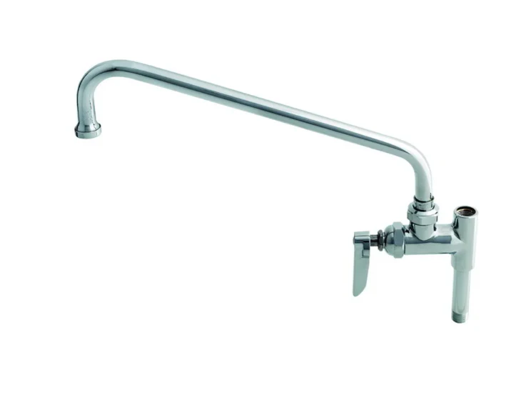 T&S Brass B0156 Add-On Faucet for Pre-Rinse Units, 12" Nozzle, 3" Nipple