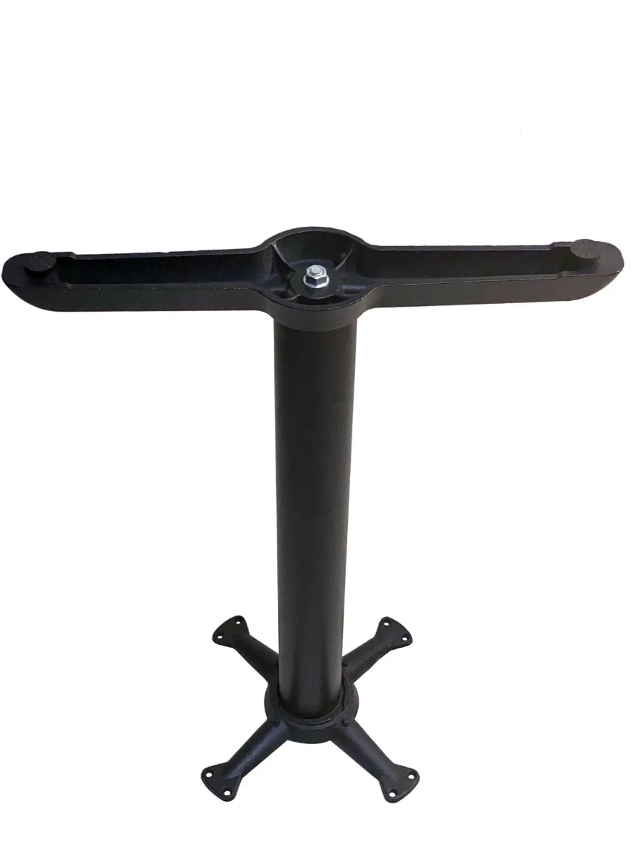 AAA Furniture Wholesale T0522 Black Cast Iron Dining Height Table Half Base 22" x 5" x 29-1/2"H - Image 3