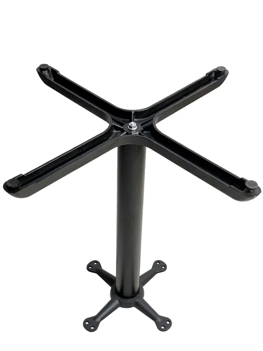 AAA Furniture Wholesale T3030BH Black Cast Iron Bar Height Table Base 30" x 30" x 39-1/2"H - Image 2
