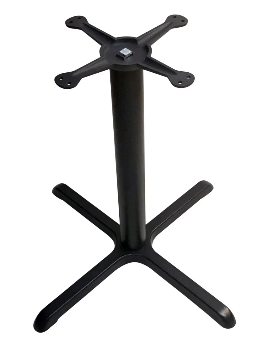 AAA Furniture Wholesale T3030DH Black Cast Iron Dining Height Spider Table Base 30" x 30" x 29-1/2"H