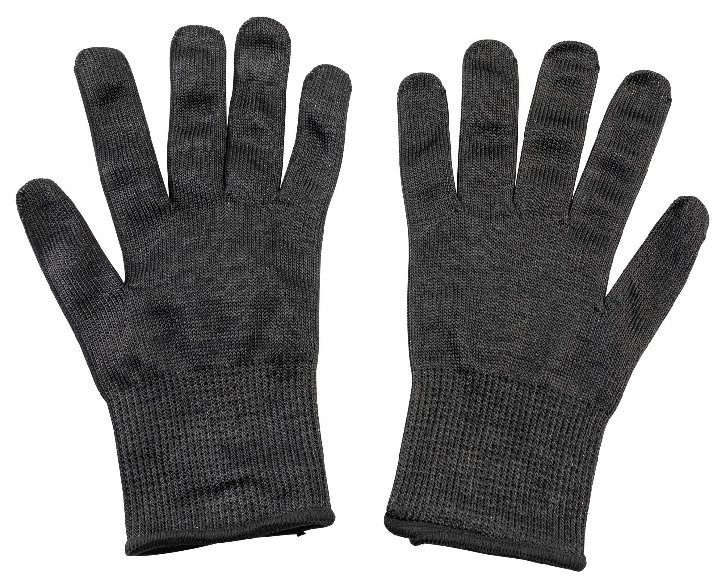 TableCraft 11211 The Protector Ambidextrous Blended Material Cut Resistant Glove - Black w/ Black Wrist Band - X-Large - 1/Pair