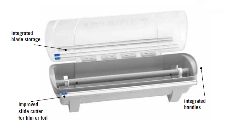 TableCraft KK3 KenKut 3 Plastic Film & Foil Dispenser - for 12" to 18" Rolls - Image 2