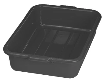 TableCraft P1529B Bus Tub 21-1/4" x 15-3/4" - Black