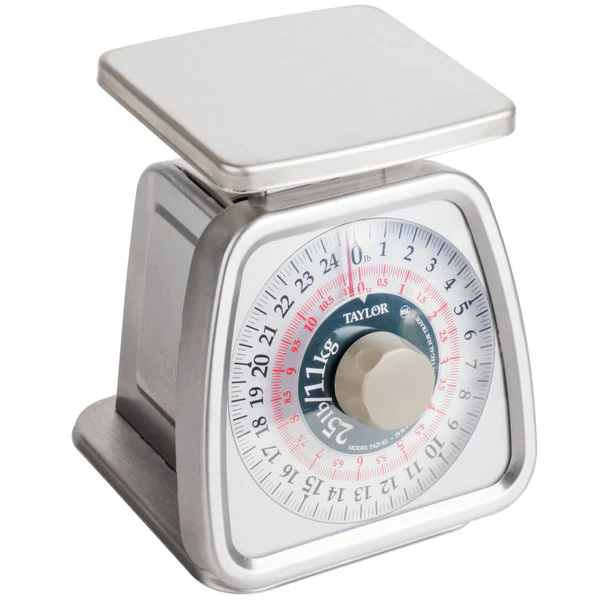 Taylor TS25KL Analog Portion Control Scale with Rotating Dial 25 lb. - Image 2