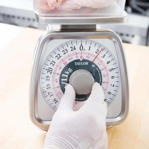 Taylor TS25KL Analog Portion Control Scale with Rotating Dial 25 lb. - Image 5