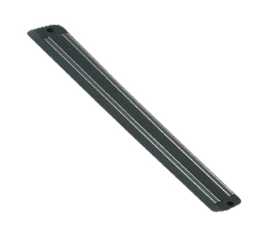 Thunder Group SLGB013 Black Magnetic Knife Holder / Strip 13" - Plastic Base with Two Magnetic Strips