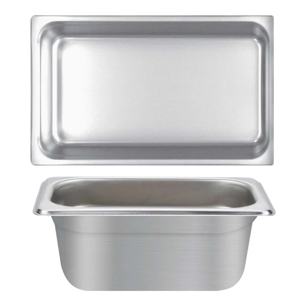 Thunder Group STPA4006 Anti-Jam Stainless Steel Steam Table Food Pan 6" Deep - 1/1 Full Size - Image 2