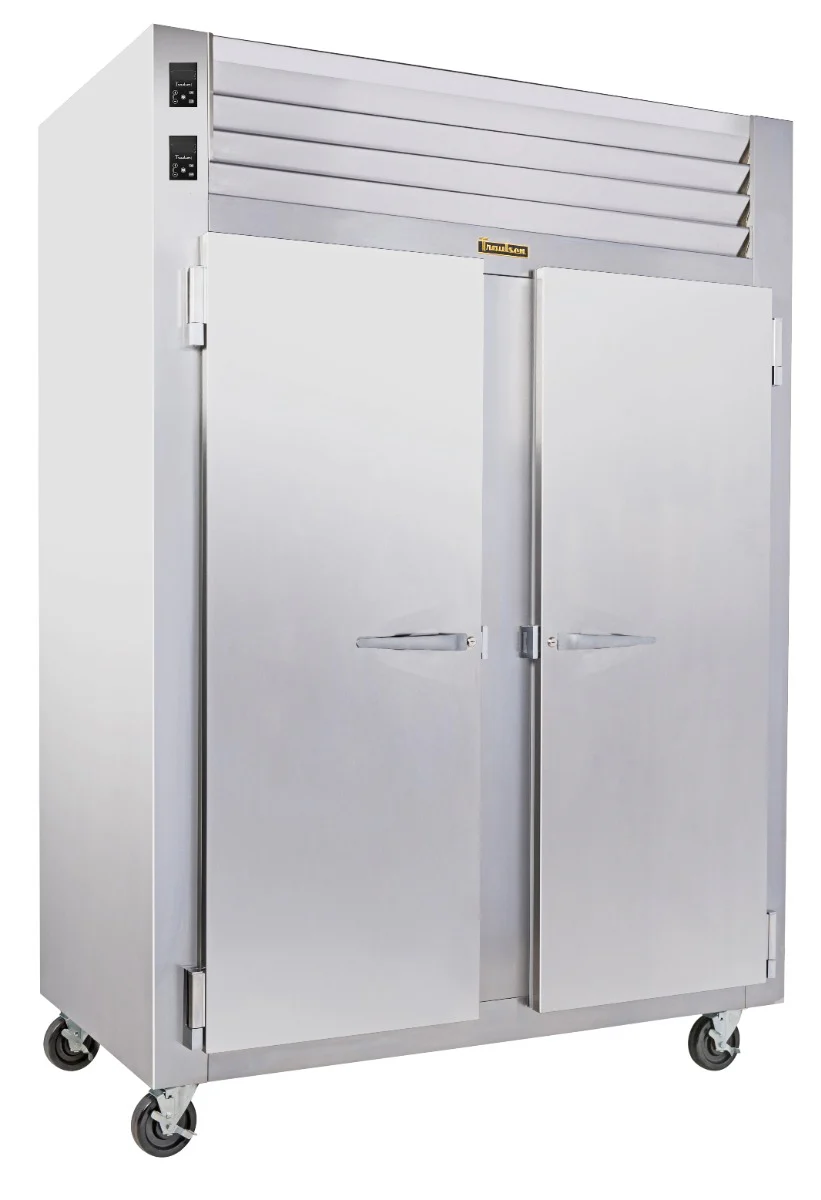 Traulsen ADT232DUT-HHS Spec-Line 2-Section 4 Solid Half Door Dual Temp Reach-In Refrigerator / Freezer 48" - 37.72 cu. ft. - Image 4