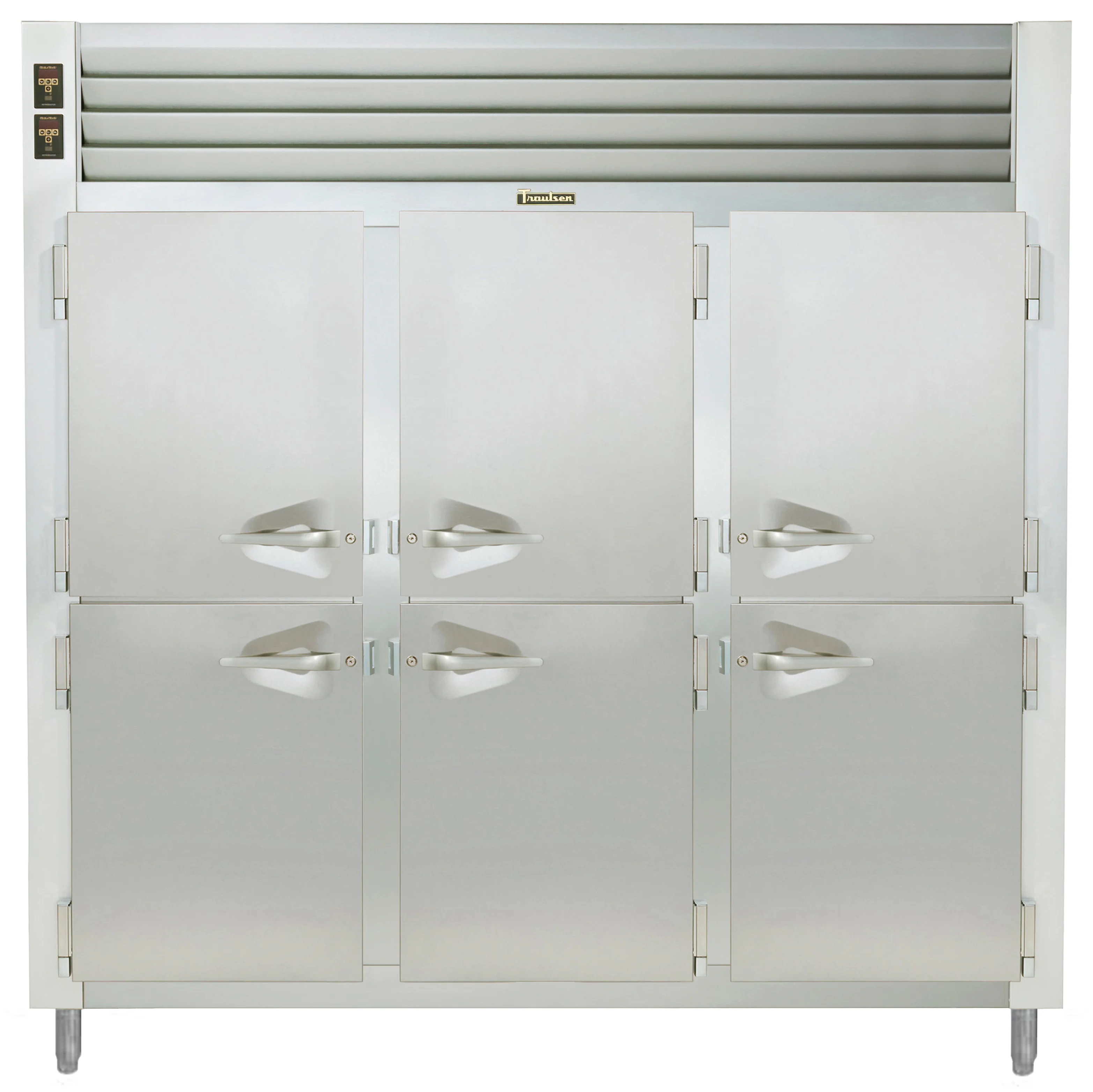 Traulsen ADT332NUT-HHS Spec-Line 3-Section 6 Solid Half Door Dual Temp Reach-In Refrigerator / Freezer 76" - 67.36 cu. ft. - Image 2