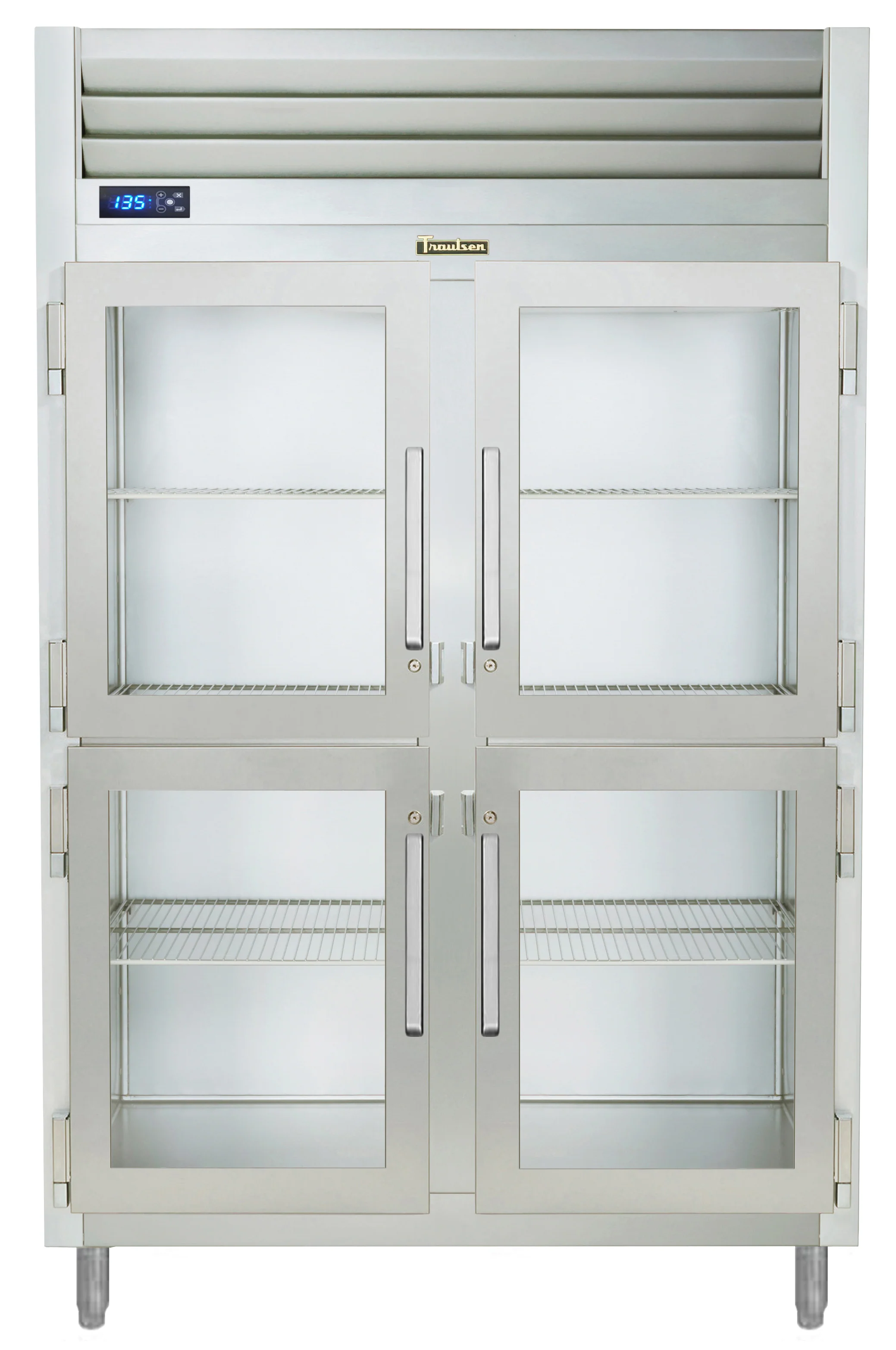 Traulsen AHF232W-HHG Spec-Line 2-Section 4 Glass Half Door Reach-In Heated Holding Cabinet 58" - 51.41 cu. ft. - Image 3