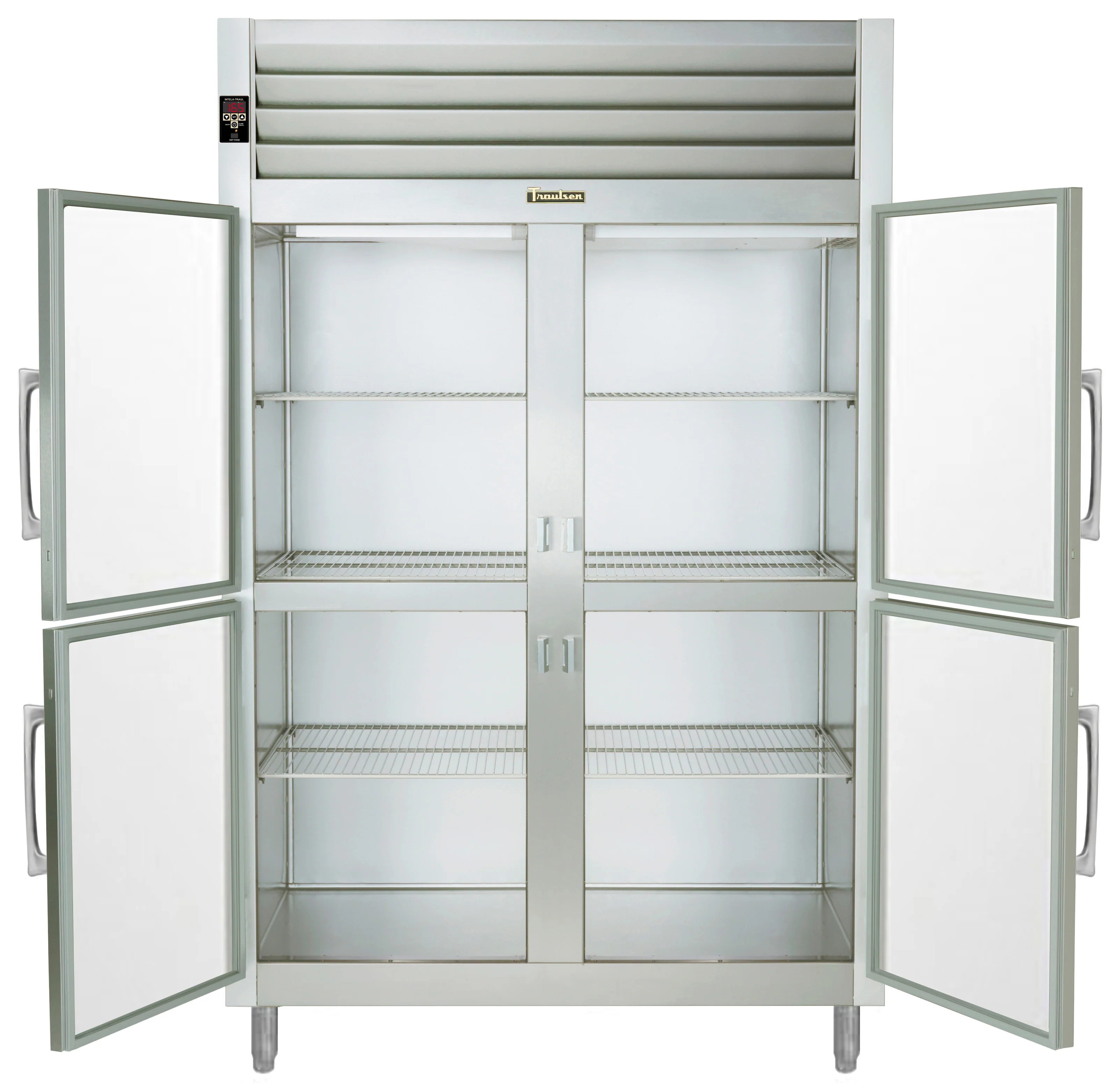 Traulsen AHF232W-HHG Spec-Line 2-Section 4 Glass Half Door Reach-In Heated Holding Cabinet 58" - 51.41 cu. ft. - Image 4