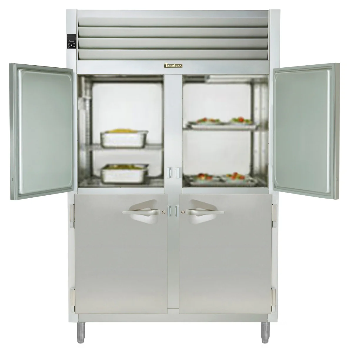 Traulsen AHF232W-HHS Spec-Line 2-Section 4 Solid Half Door Reach-In Heated Holding Cabinet 58" - 50.53 cu. ft. - Image 9