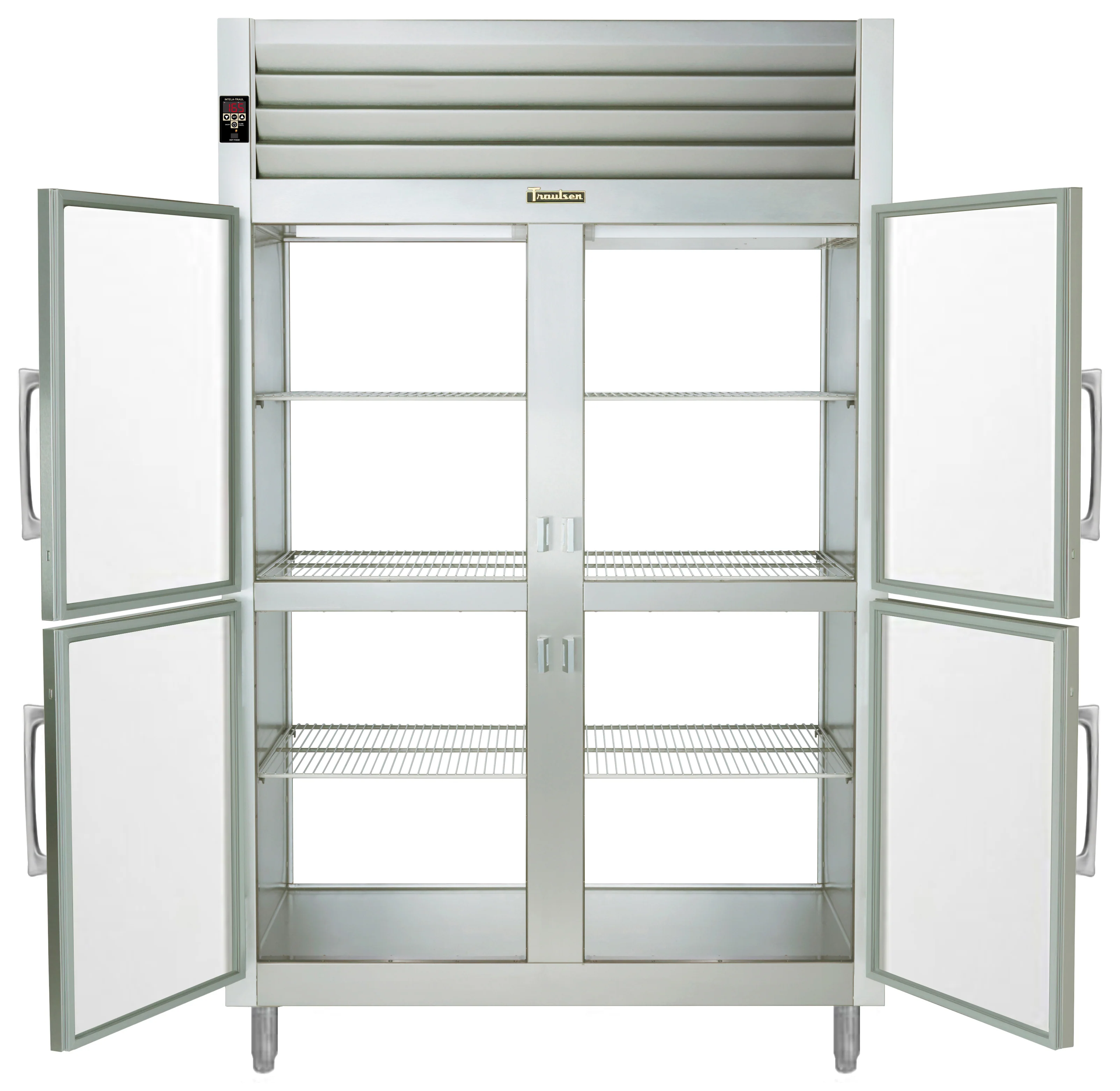 Traulsen AHF232WP-HHG Spec-Line 2-Section 4 Glass Half Door Reach-In Pass-Thru Heated Holding Cabinet 58" - 55.13 cu. ft. - Image 3