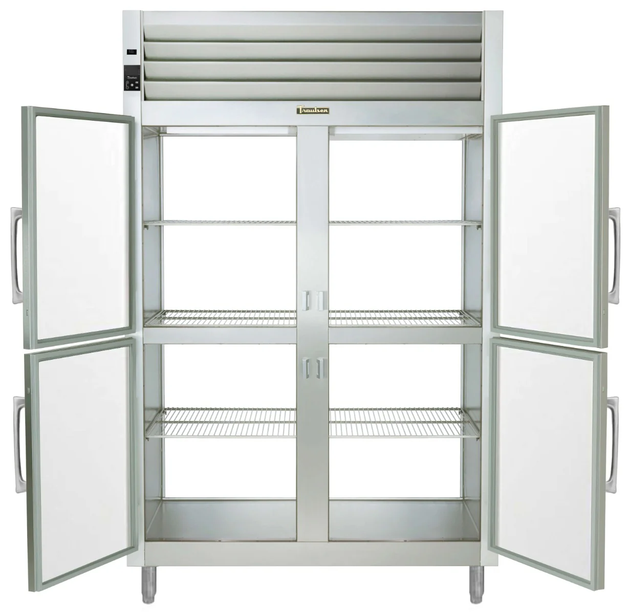 Traulsen AHF232WP-HHG Spec-Line 2-Section 4 Glass Half Door Reach-In Pass-Thru Heated Holding Cabinet 58" - 55.13 cu. ft. - Image 8