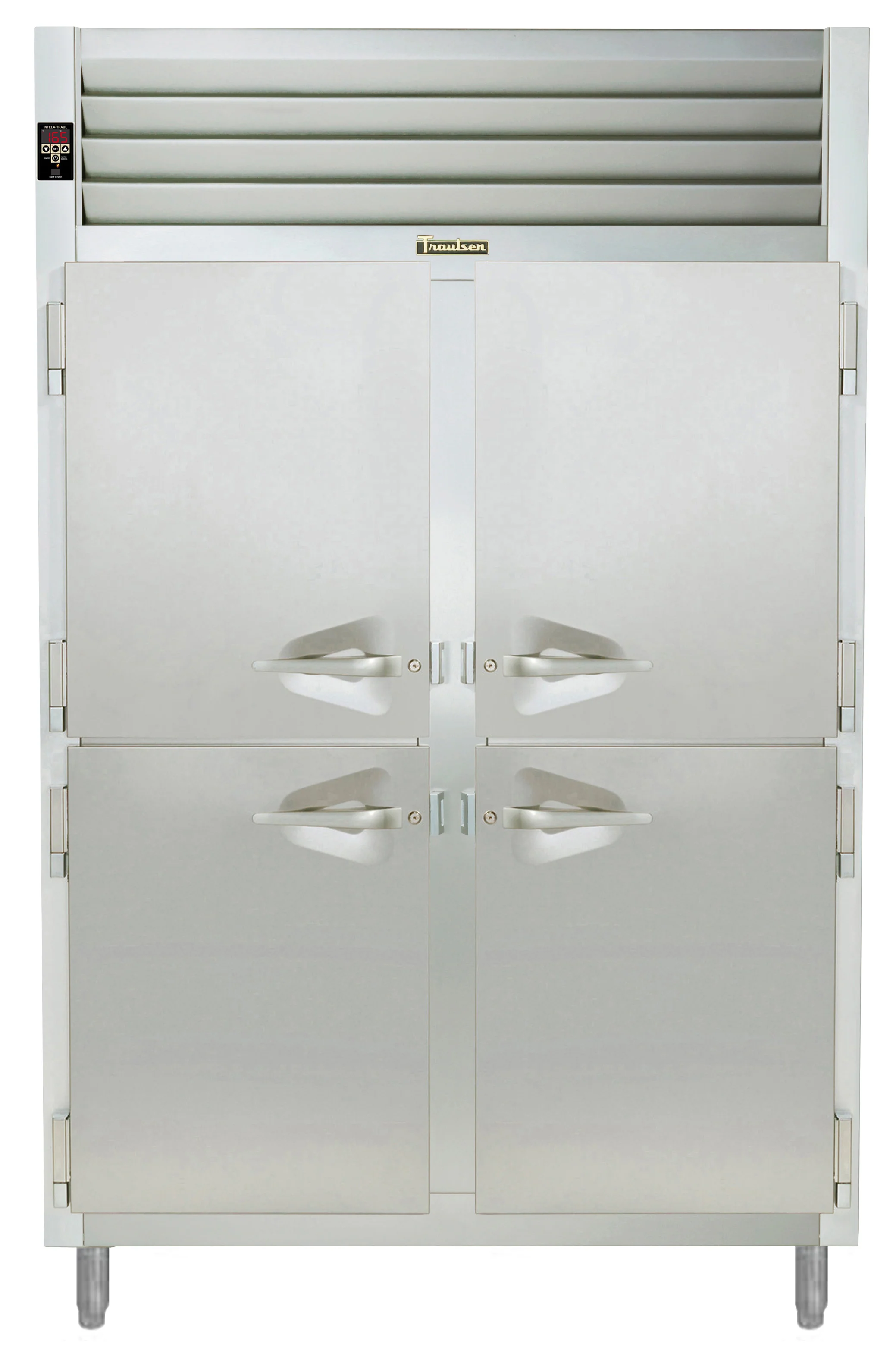 Traulsen AHF232WP-HHS Spec-Line 2-Section 4 Solid Half Door Reach-In Pass-Thru Heated Holding Cabinet 58" - 53.38 cu. ft. - Image 2