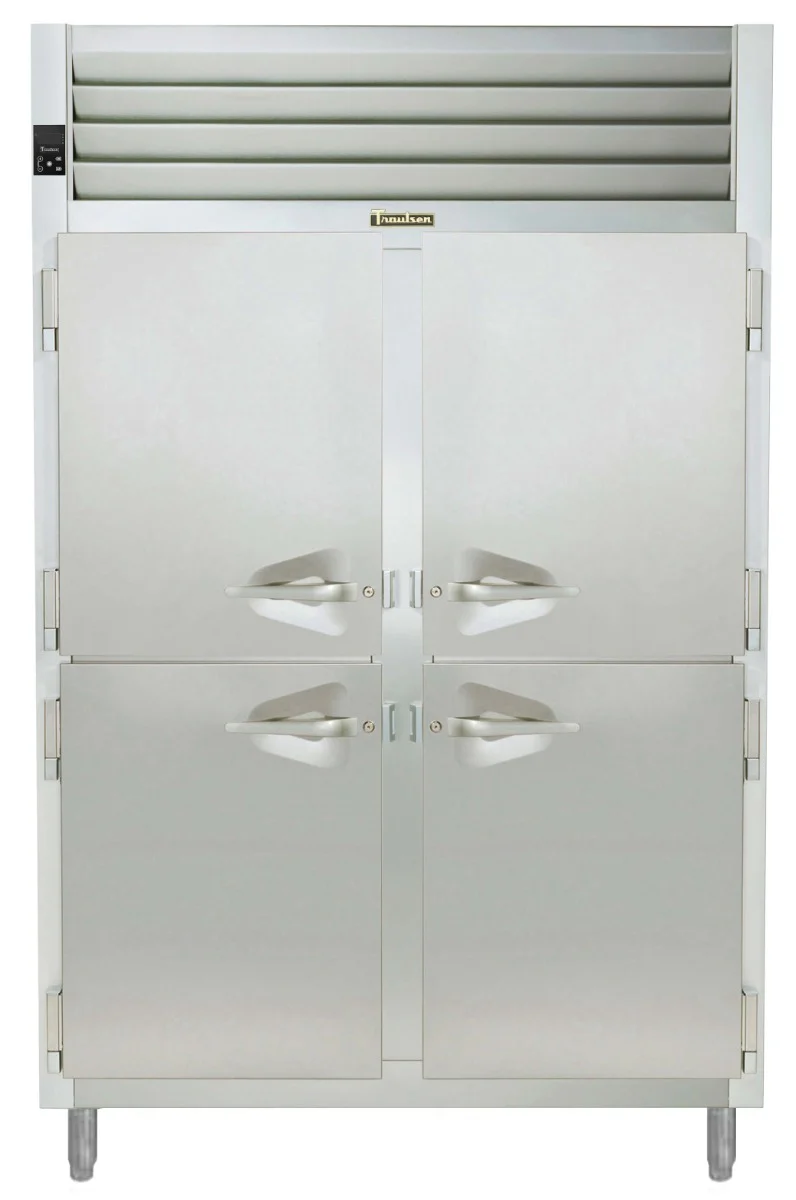 Traulsen AHF232WP-HHS Spec-Line 2-Section 4 Solid Half Door Reach-In Pass-Thru Heated Holding Cabinet 58" - 53.38 cu. ft. - Image 8
