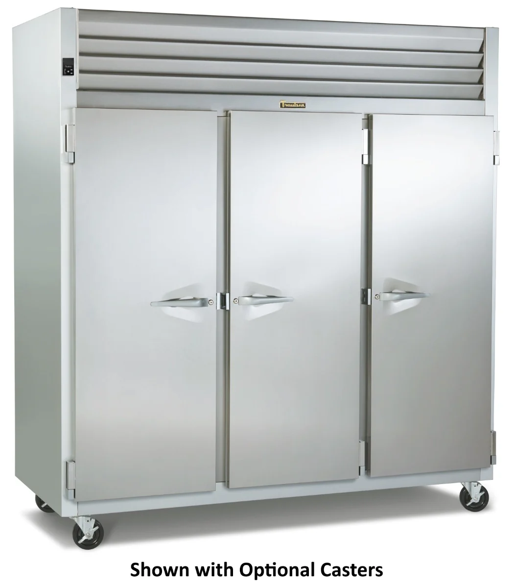 Traulsen AHF332W-FHS Spec-Line 3-Section 3 Solid Door Reach-In Heated Holding Cabinet 86" - 77.45 cu. ft. - Image 6