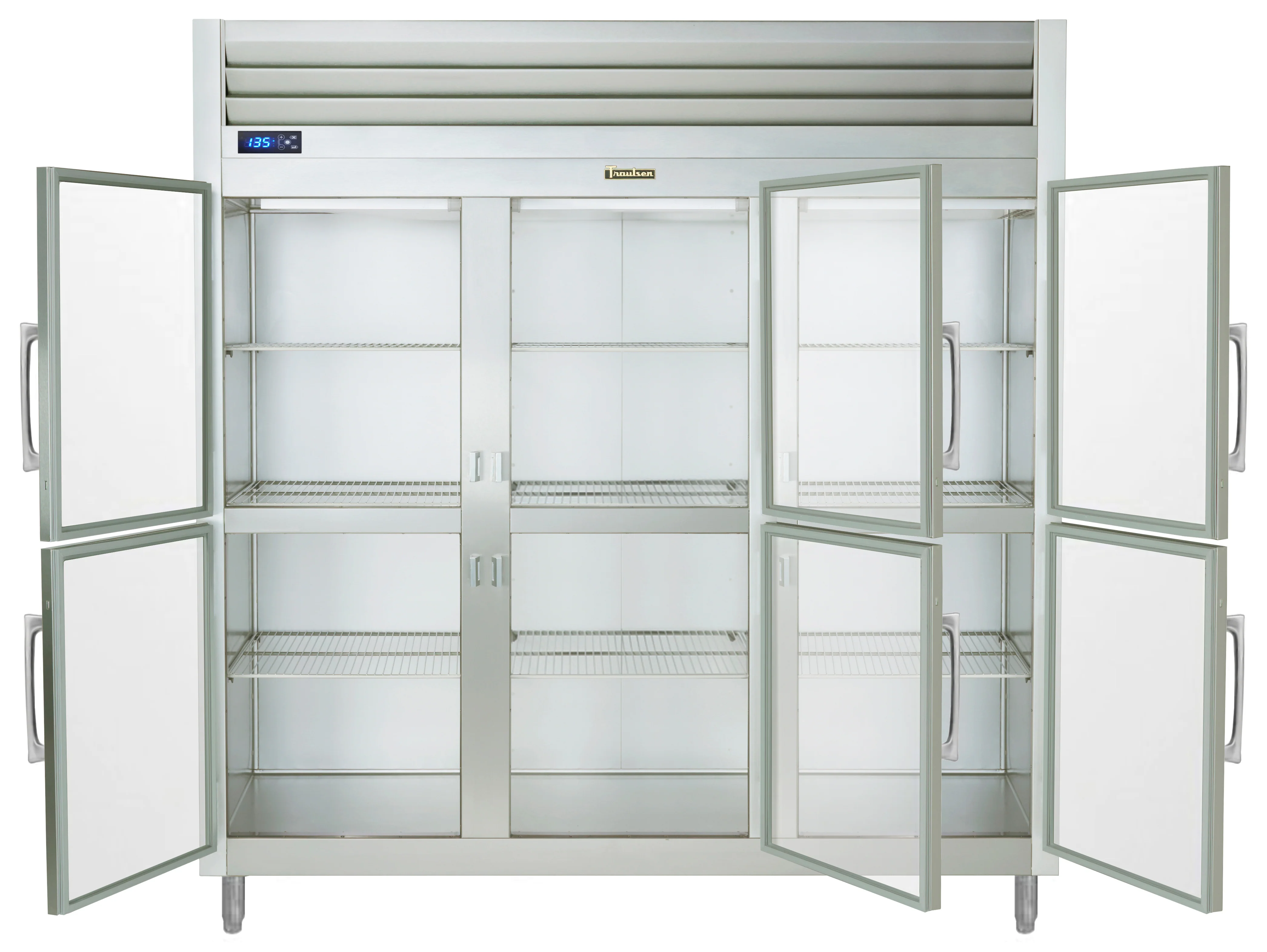 Traulsen AHF332W-HHG Spec-Line 3-Section 6 Glass Half Door Reach-In Heated Holding Cabinet 86" - 78.77 cu. ft. - Image 4