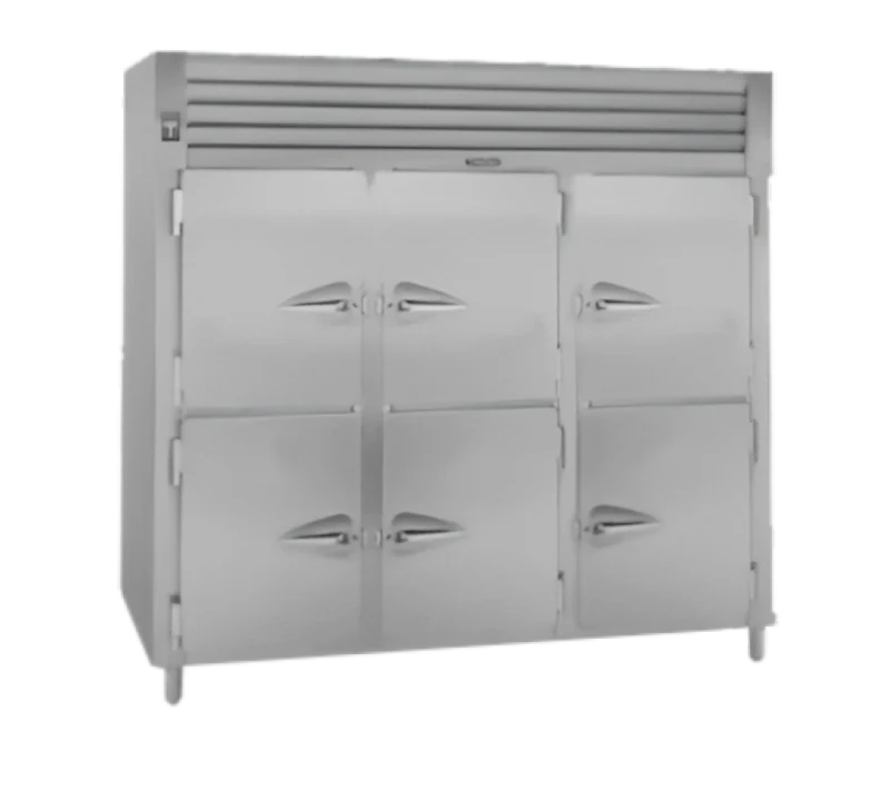 Traulsen AHF332W-HHS Spec-Line 3-Section 6 Solid Half Door Reach-In Heated Holding Cabinet 86" - 77.45 cu. ft. - Image 10