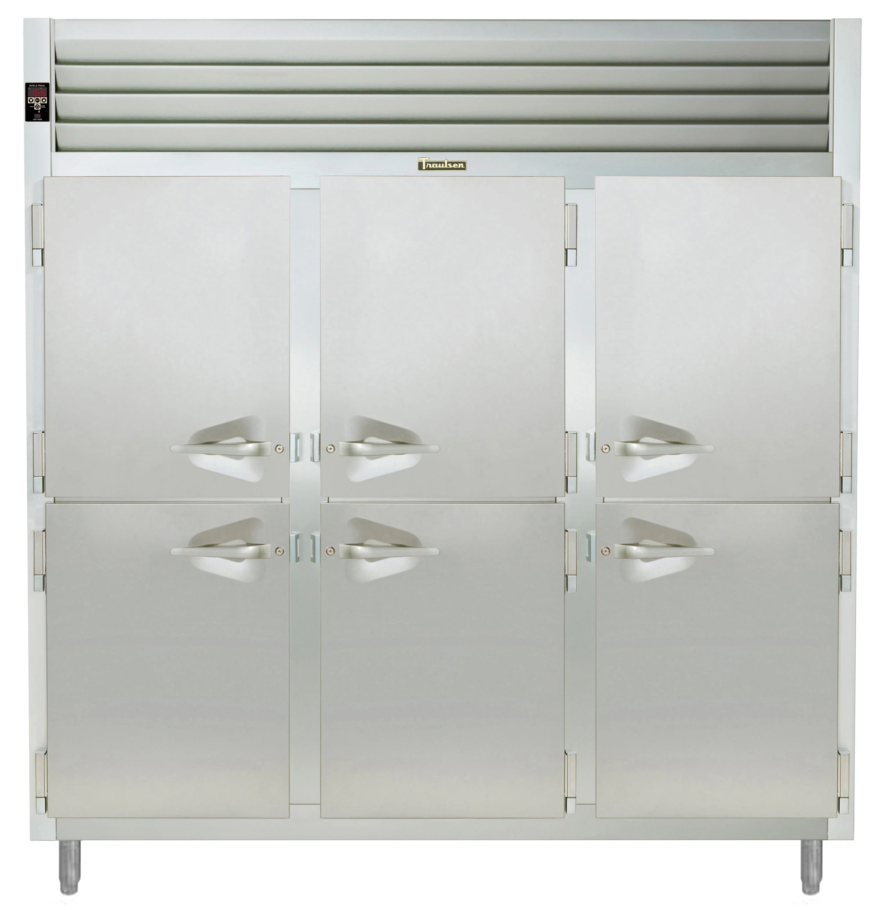 Traulsen AHF332W-HHS Spec-Line 3-Section 6 Solid Half Door Reach-In Heated Holding Cabinet 86" - 77.45 cu. ft. - Image 2