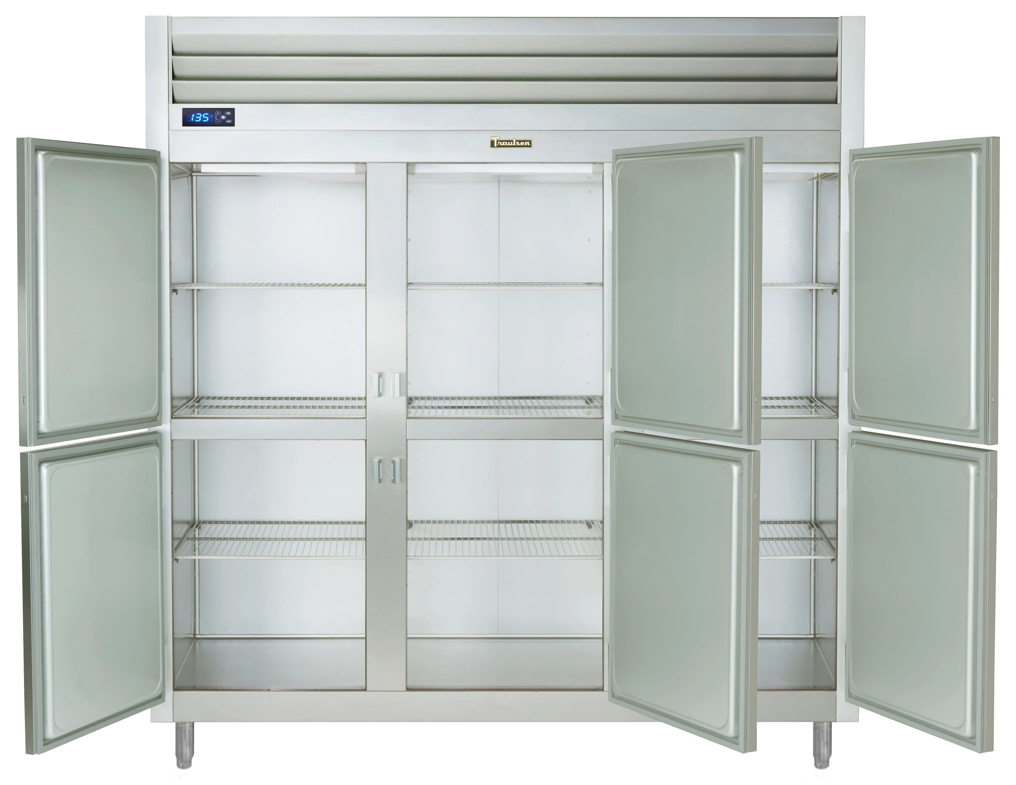 Traulsen AHF332W-HHS Spec-Line 3-Section 6 Solid Half Door Reach-In Heated Holding Cabinet 86" - 77.45 cu. ft. - Image 5