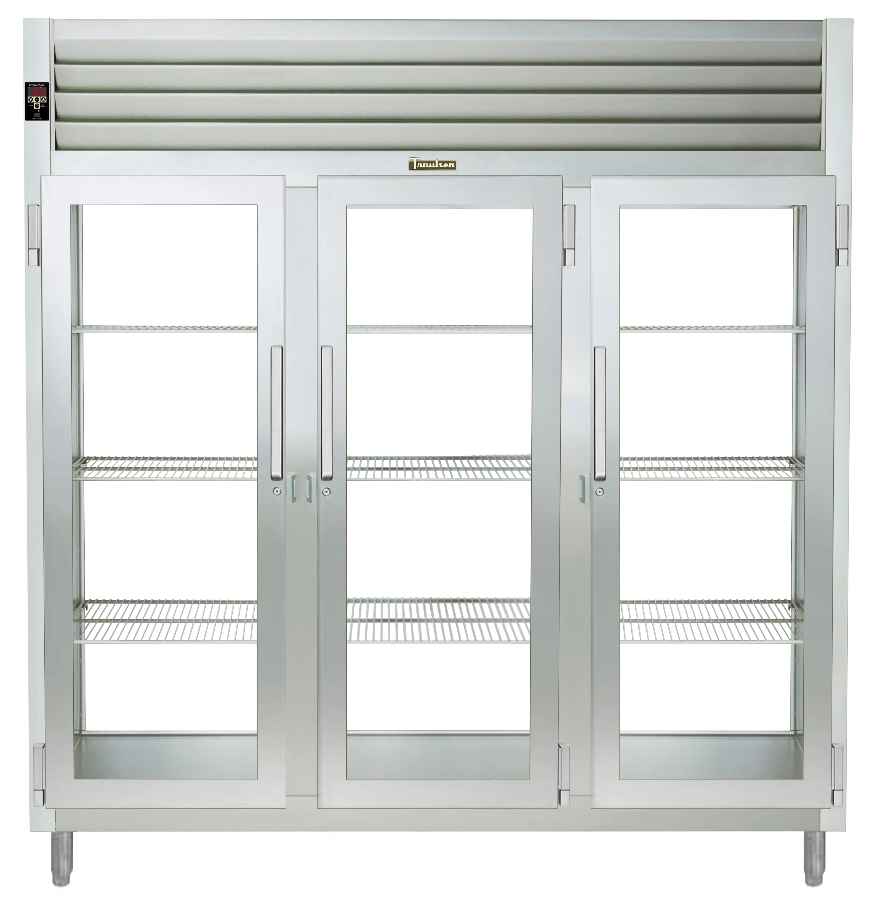 Traulsen AHF332WP-FHG Spec-Line 3-Section 3 Glass Door Reach-In Pass-Thru Heated Holding Cabinet 86" - 84.36 cu. ft. - Image 2