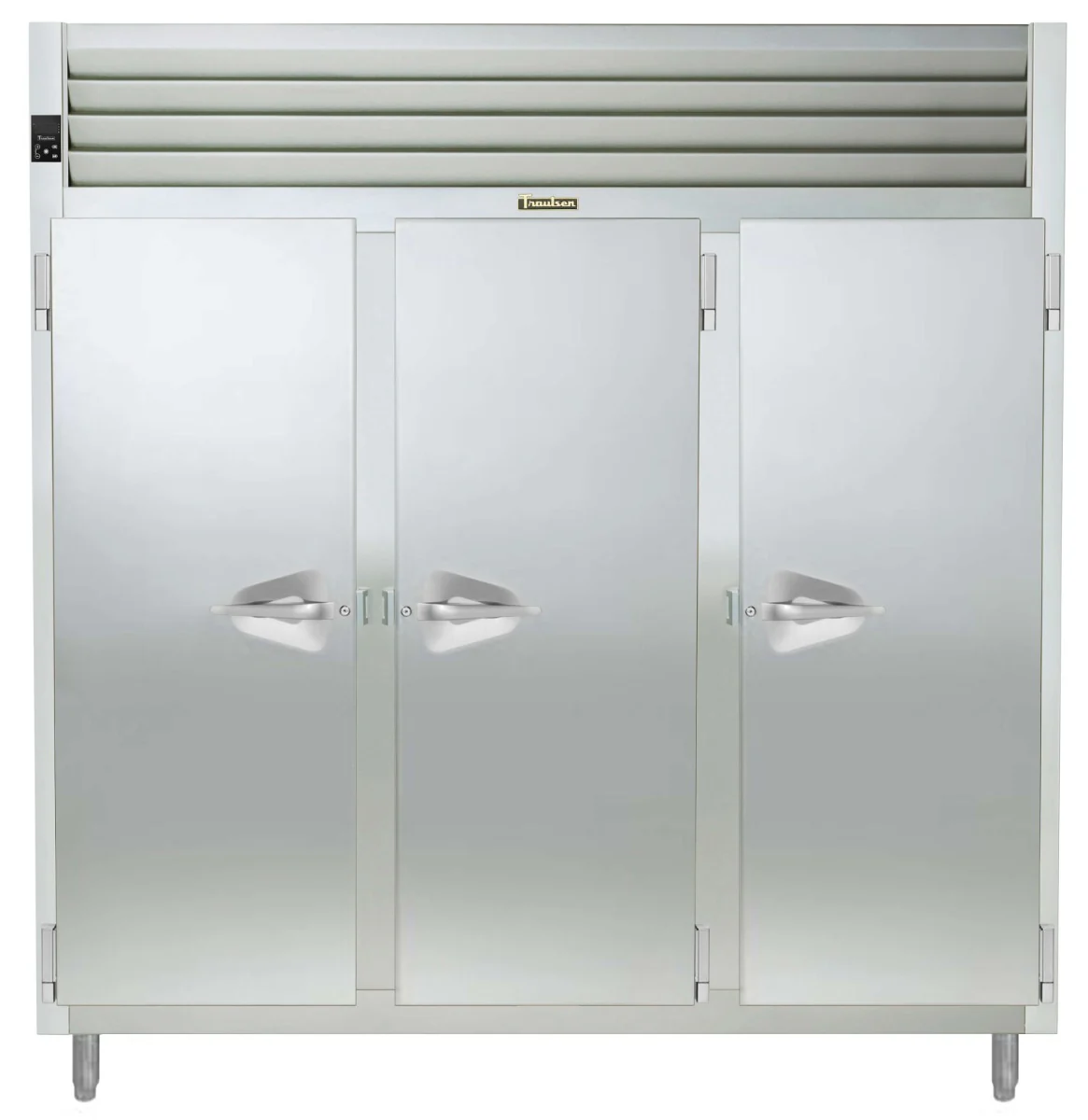 Traulsen AHF332WP-FHS Spec-Line 3-Section 3 Solid Door Reach-In Pass-Thru Heated Holding Cabinet 86" - 81.72 cu. ft.