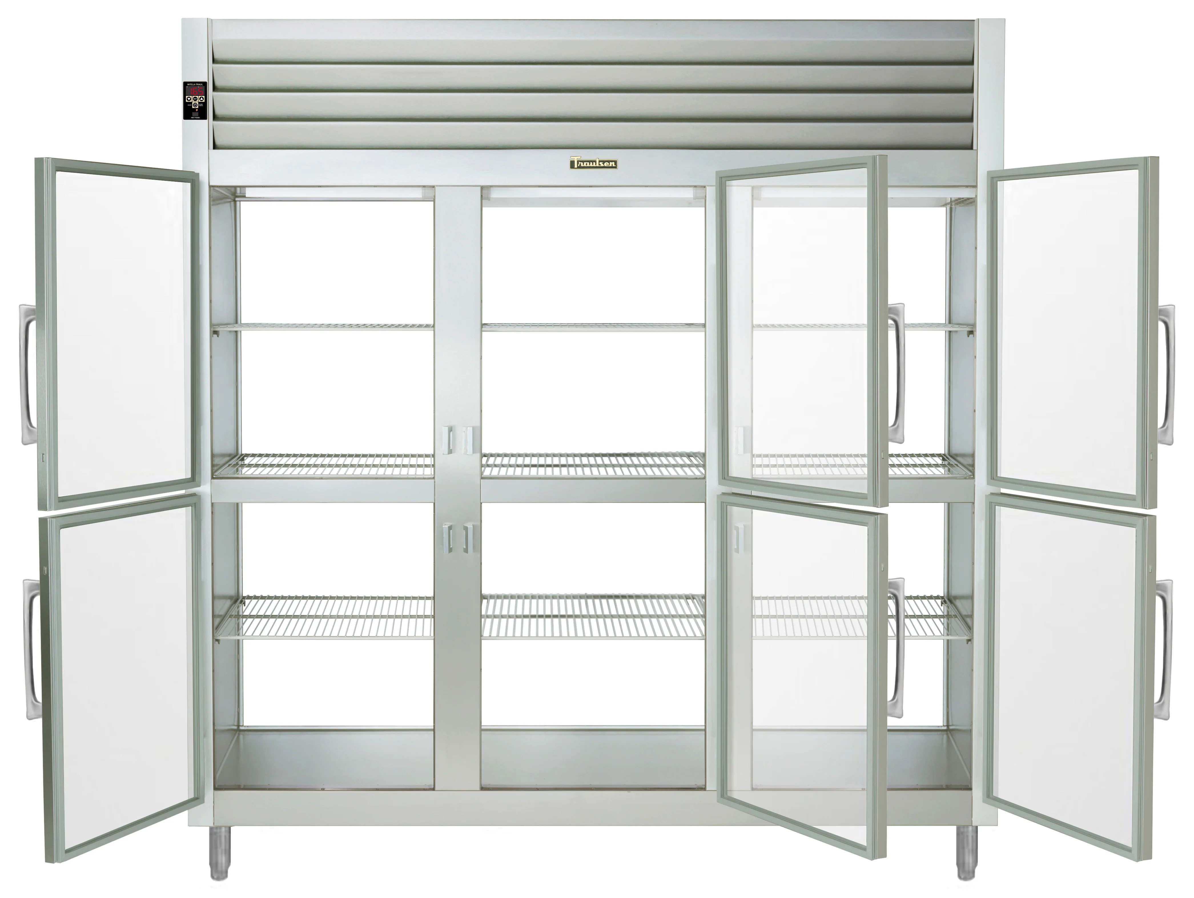 Traulsen AHF332WP-HHG Spec-Line 3-Section 6 Glass Half Door Reach-In Pass-Thru Heated Holding Cabinet 86" - 84.36 cu. ft. - Image 3