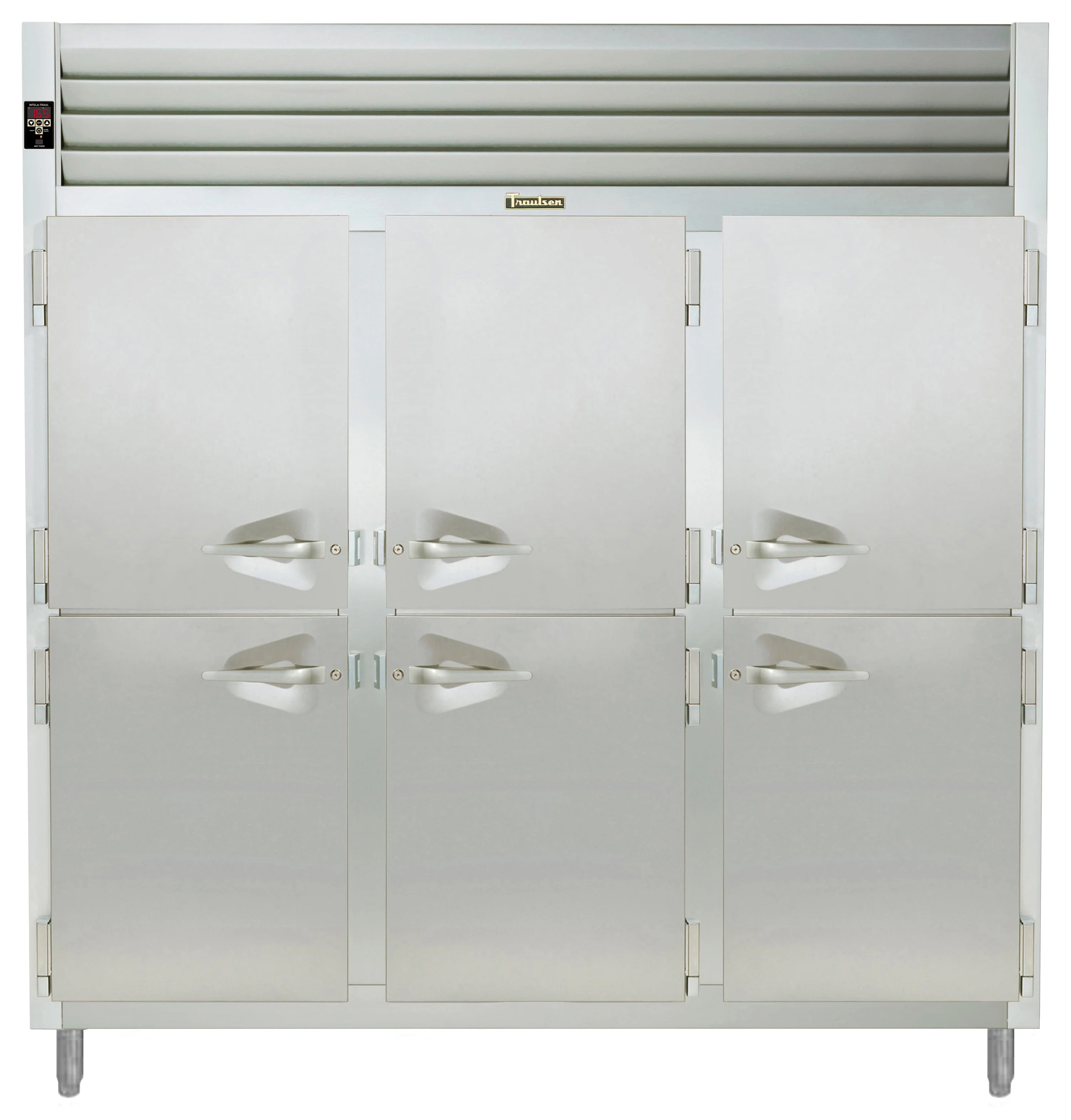 Traulsen AHF332WP-HHS Spec-Line 3-Section 6 Solid Half Door Reach-In Pass-Thru Heated Holding Cabinet 86" - 81.72 cu. ft. - Image 2