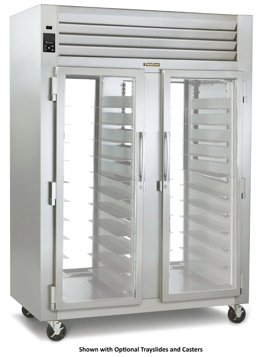 Traulsen AHT232WPUT-FHG Spec-Line 2-Section 2 Glass Door front / 2 Glass Door Rear Reach-In Pass-Thru Refrigerator 58" - 55.13 cu. ft. - 115v