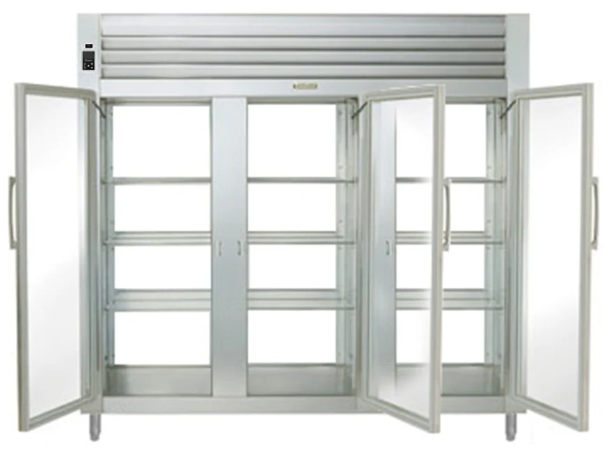 Traulsen AHT332NPUT-FHG Spec-Line 3-Section 3 Glass Door front / 3 Glass Door Rear Reach-In Pass-Thru Refrigerator 76" - 76.25 cu. ft. - 115v - Image 4