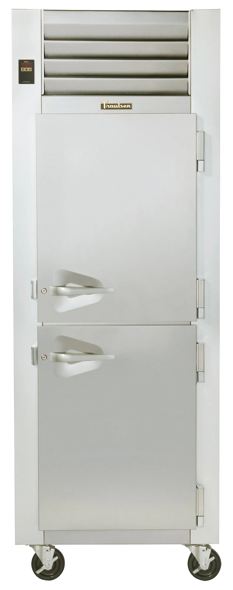 Traulsen G10000 1-Section Right Hinged 2 Solid Half Door Reach-In Refrigerator 30" - 24.2 Cu. Ft.