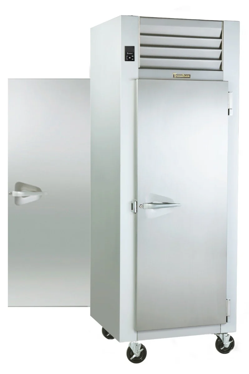 Traulsen G14312P 1-Section Right Hinged Front/Right Hinged Rear 1 Solid Full Door Pass-Thru Hot Food Holding Cabinet 30" - 26 cu.ft. - 208v/115v