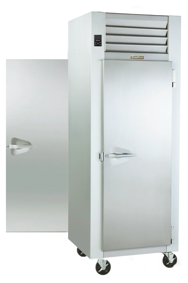 Traulsen G14315P 1-Section Left Hinged Front/Right Hinged Rear 1 Solid Full Door Pass-Thru Hot Food Holding Cabinet 30" - 26 cu.ft. - 208v/115v