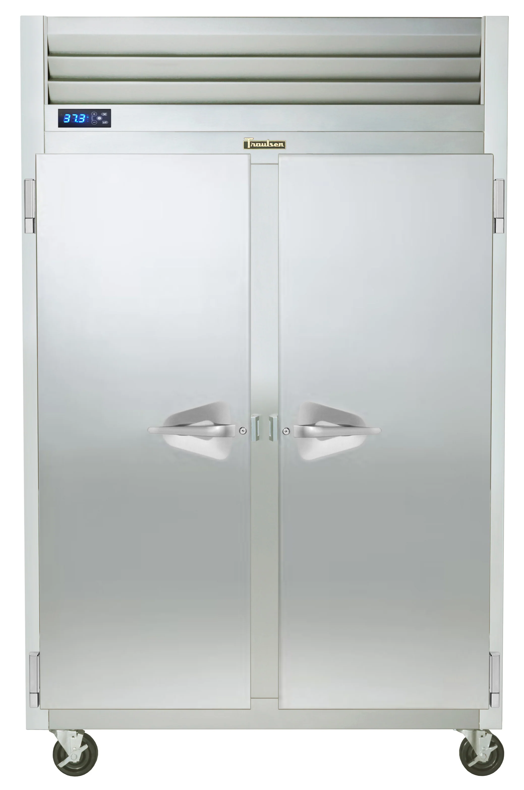 Traulsen G20014P 2-Section Left/Right Hinged 2 Solid Door Pass-Thru Refrigerator 52" - 48.8 Cu. Ft.