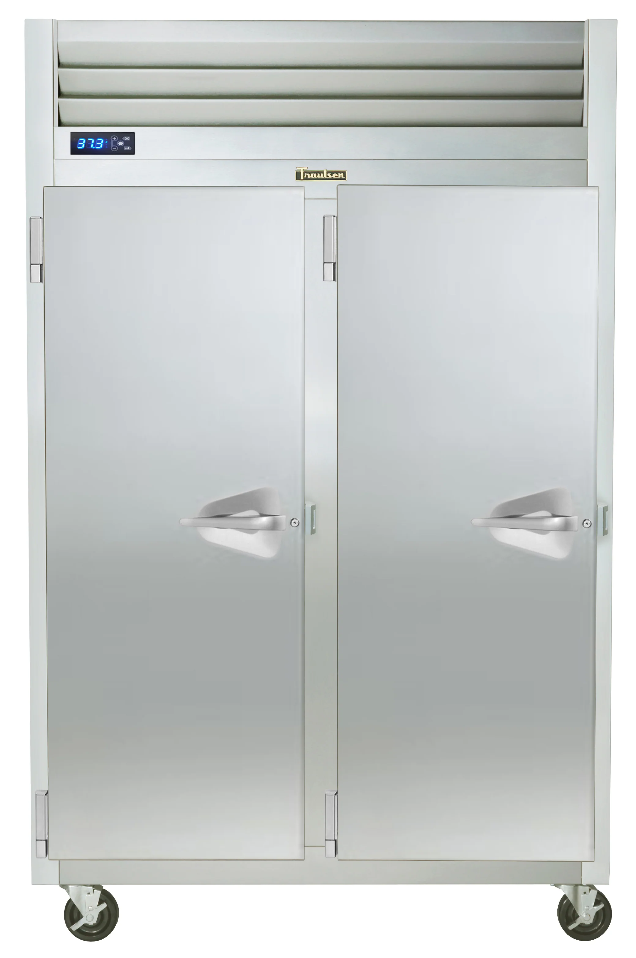 Traulsen G20015P 2-Section Left/Left Hinged 2 Solid Door Pass-Thru Refrigerator 52" - 48.8 Cu. Ft.