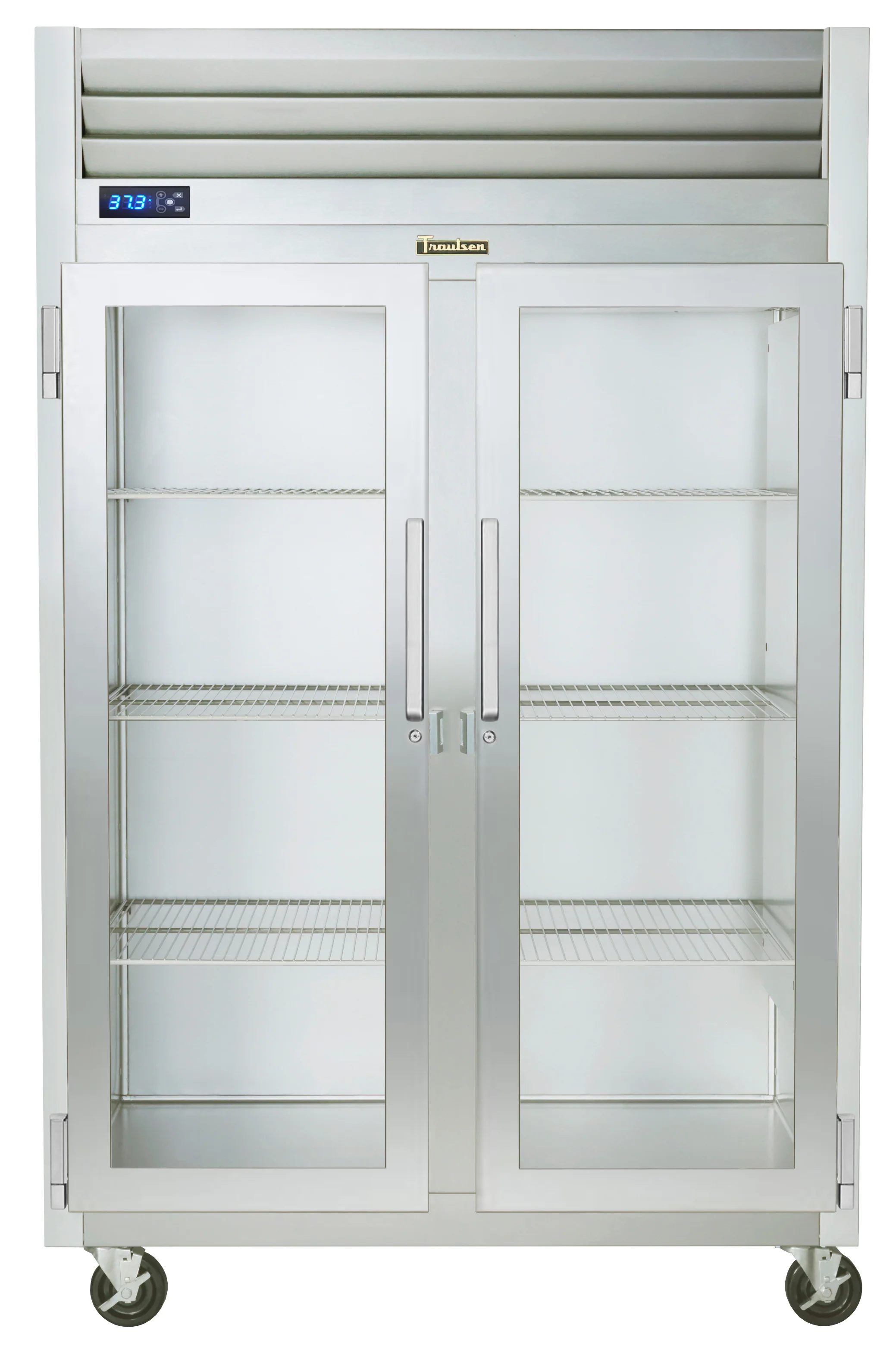 Traulsen G21010 2-Section Left/Right Hinged 2 Glass Door Reach-In Refrigerator 52" - 46 Cu. Ft. - Image 2