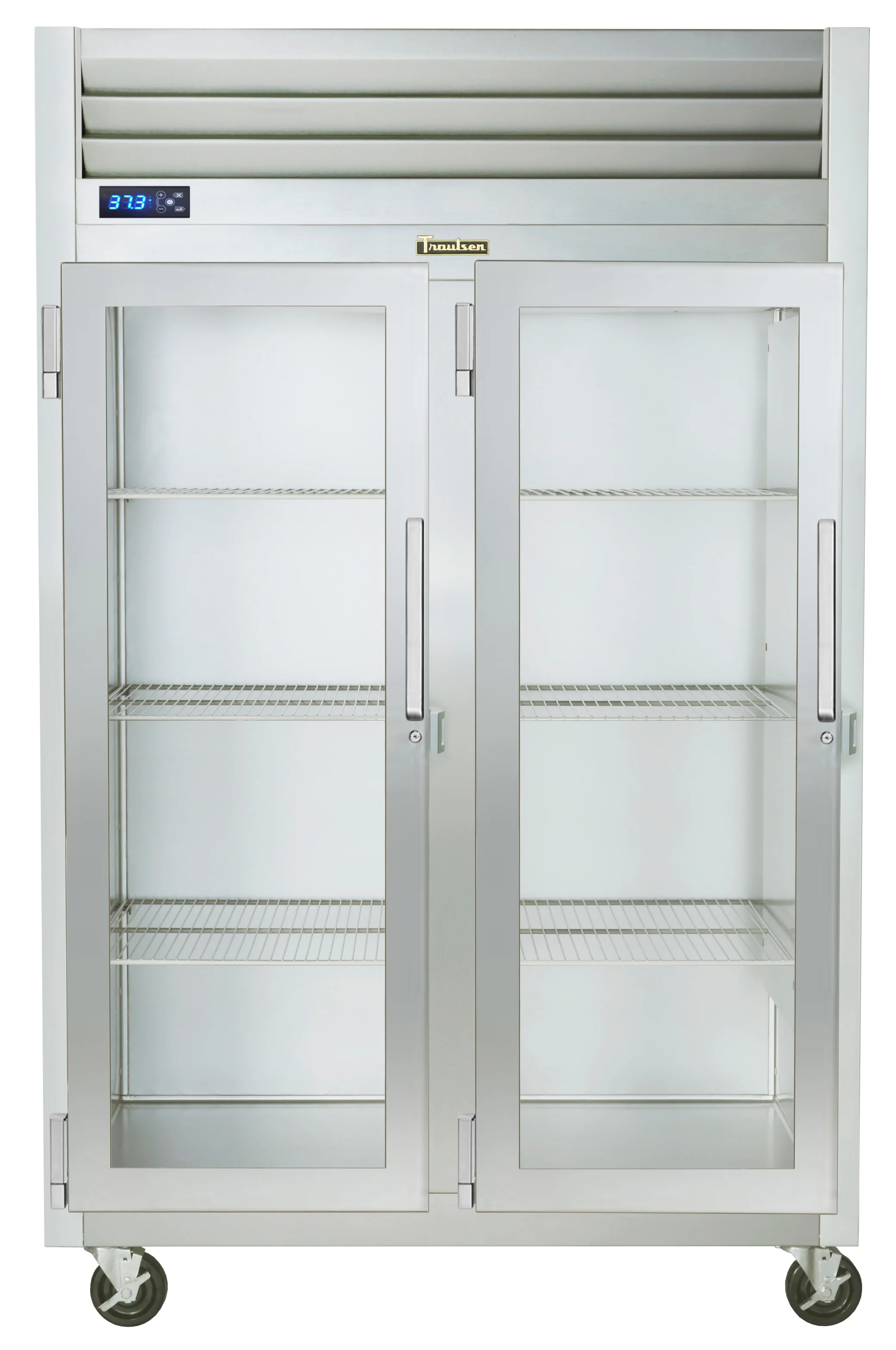 Traulsen G21013 2-Section Left/Left Hinged 2 Glass Door Reach-In Refrigerator 52" - 46 Cu. Ft.