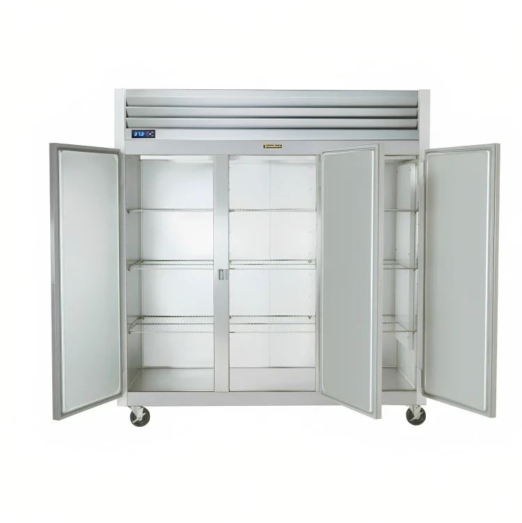 Traulsen G30002 3-Section Right/Right/Right Hinged 6 Solid Half Door Reach-In Refrigerator 76" - 69.1 Cu. Ft. - Image 3