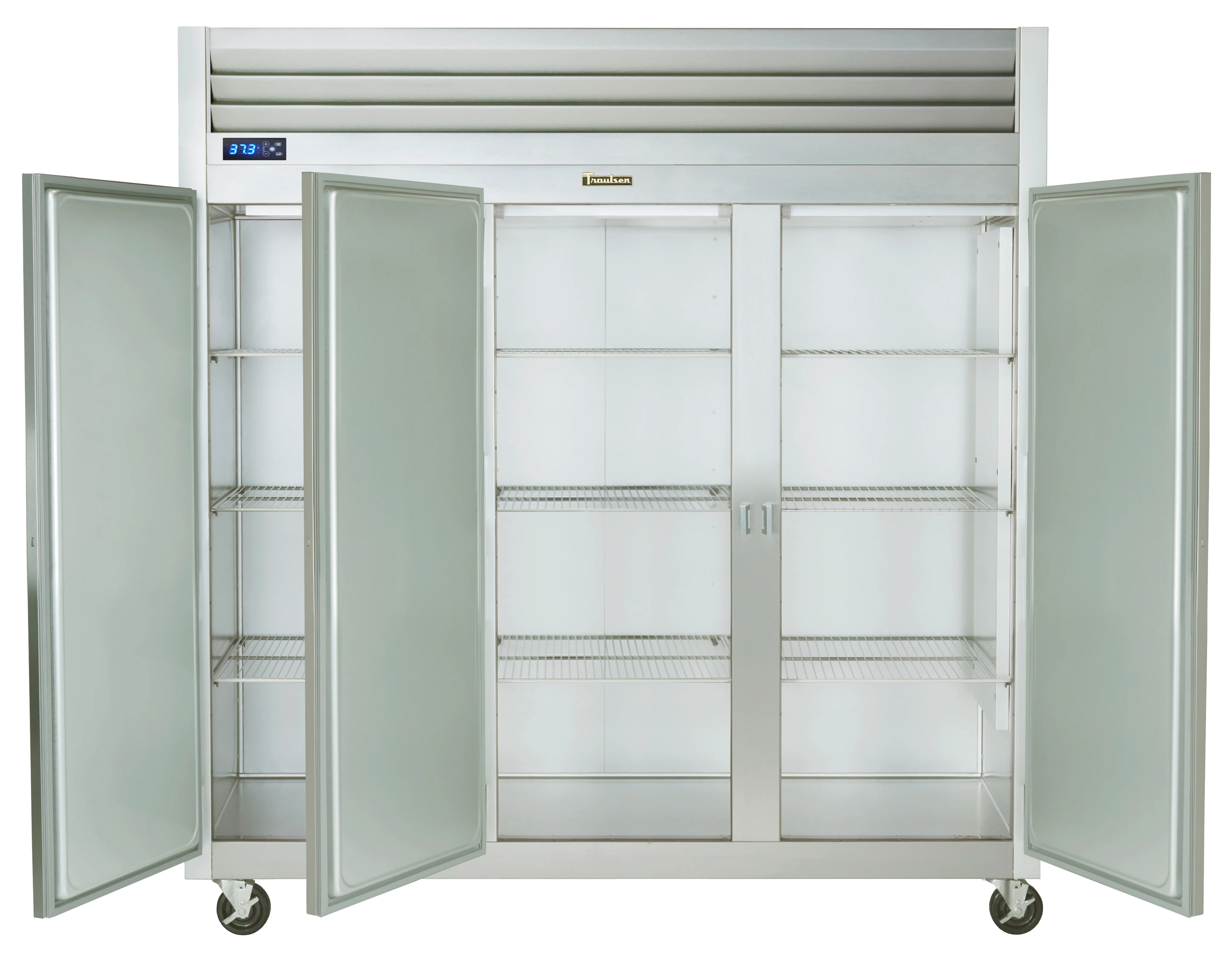 Traulsen G30011 3-Section Left/Left/Right Hinged 3 Solid Door Reach-In Refrigerator 76" - 69.1 Cu. Ft. - Image 2