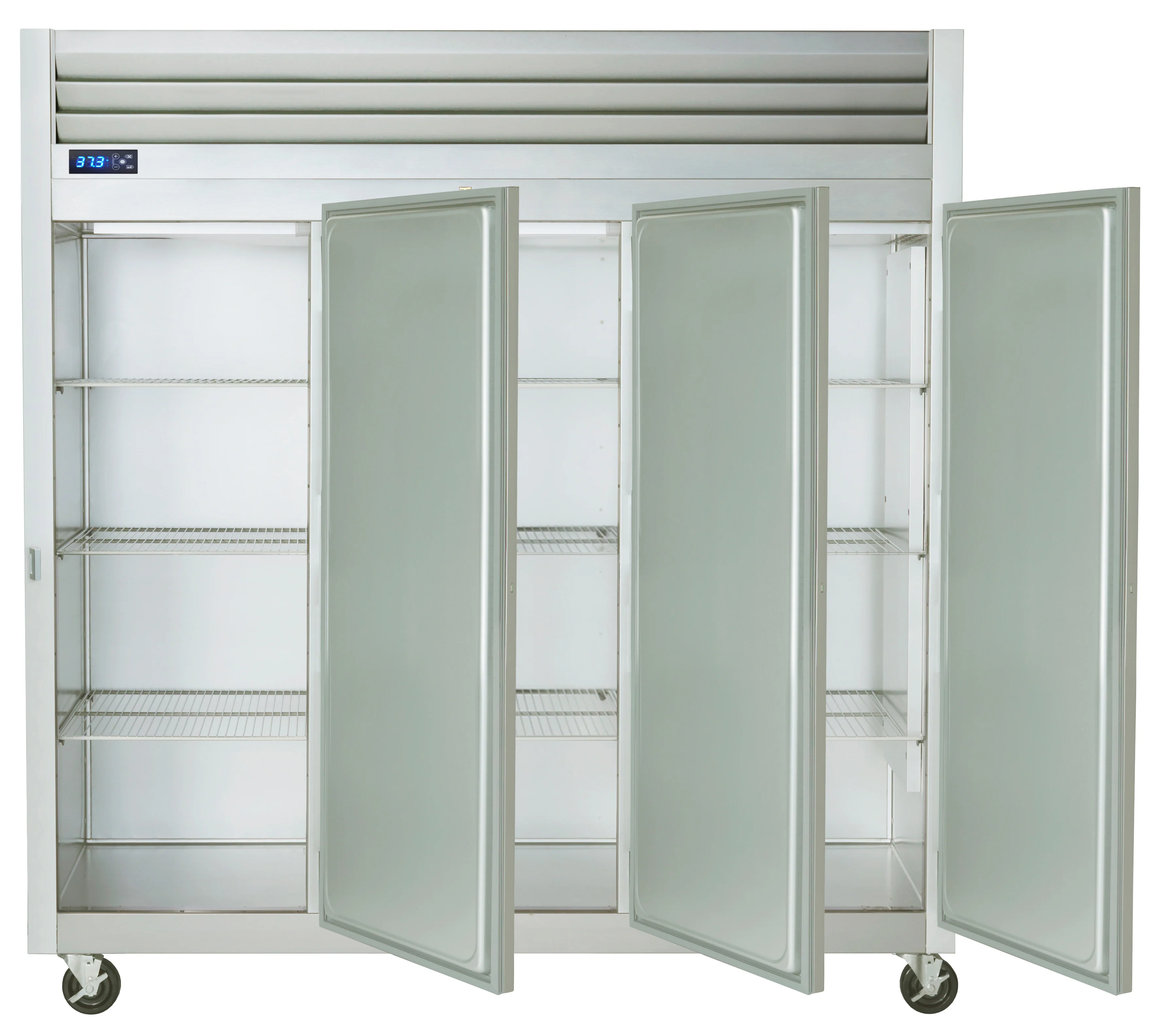 Traulsen G30012 3-Section Right/Right/Right Hinged 3 Solid Door Reach-In Refrigerator 76" - 69.1 Cu. Ft. - Image 2