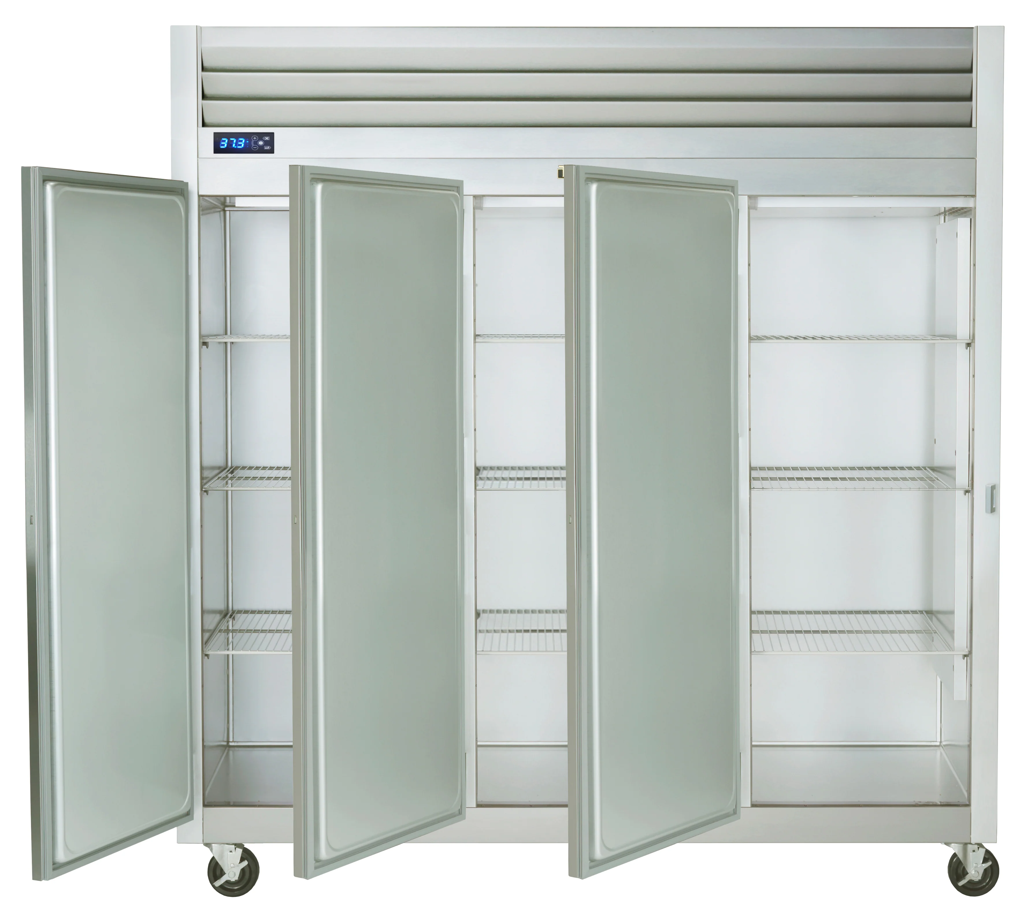 Traulsen G30013 3-Section Left/Left/Left Hinged 3 Solid Door Reach-In Refrigerator 76" - 69.1 Cu. Ft. - Image 2