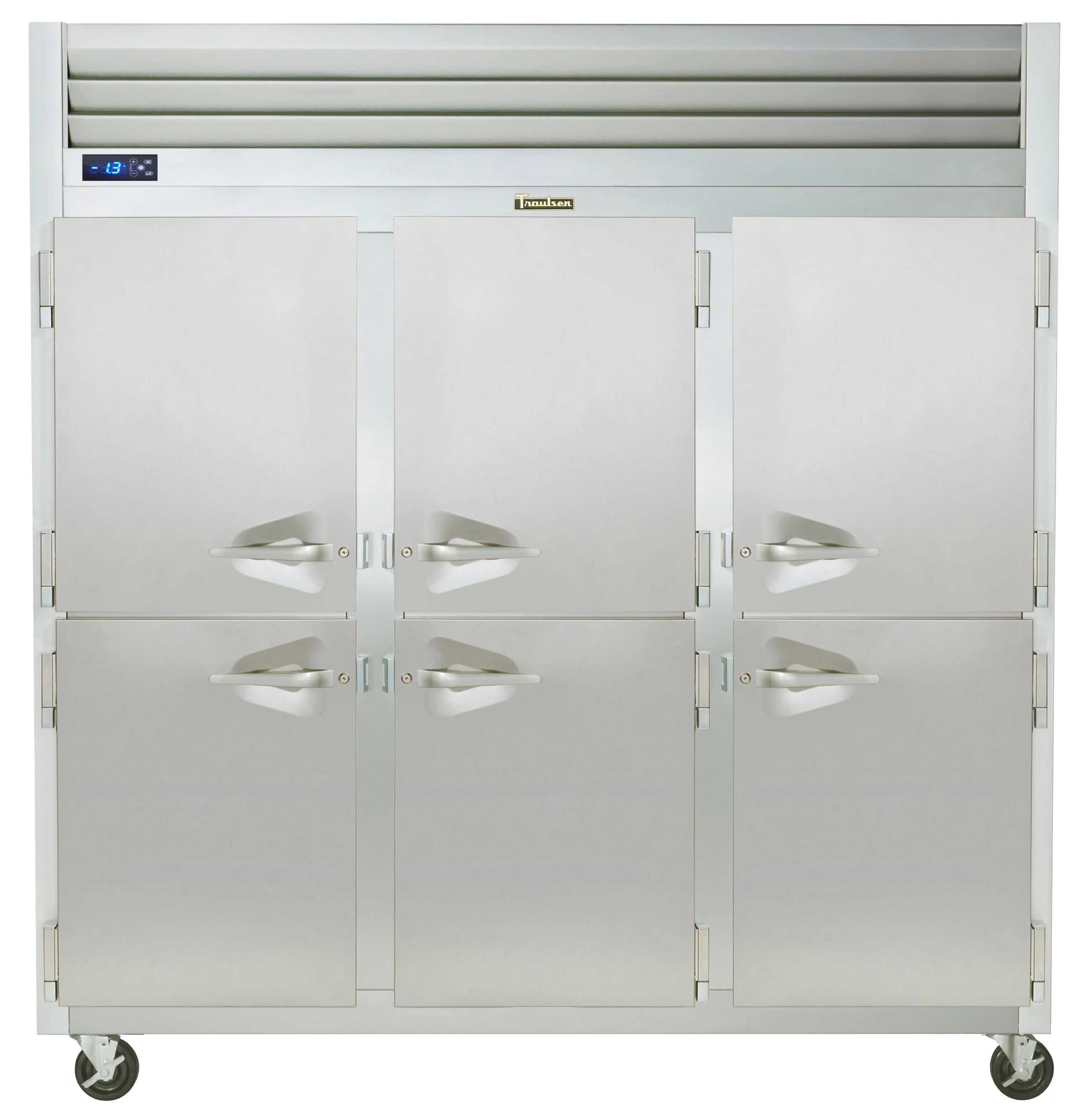 Traulsen G31000 3‑Section Reach‑In Storage Freezer 76" 6 Solid Half Doors 69.1 Cu. Ft. – 115V