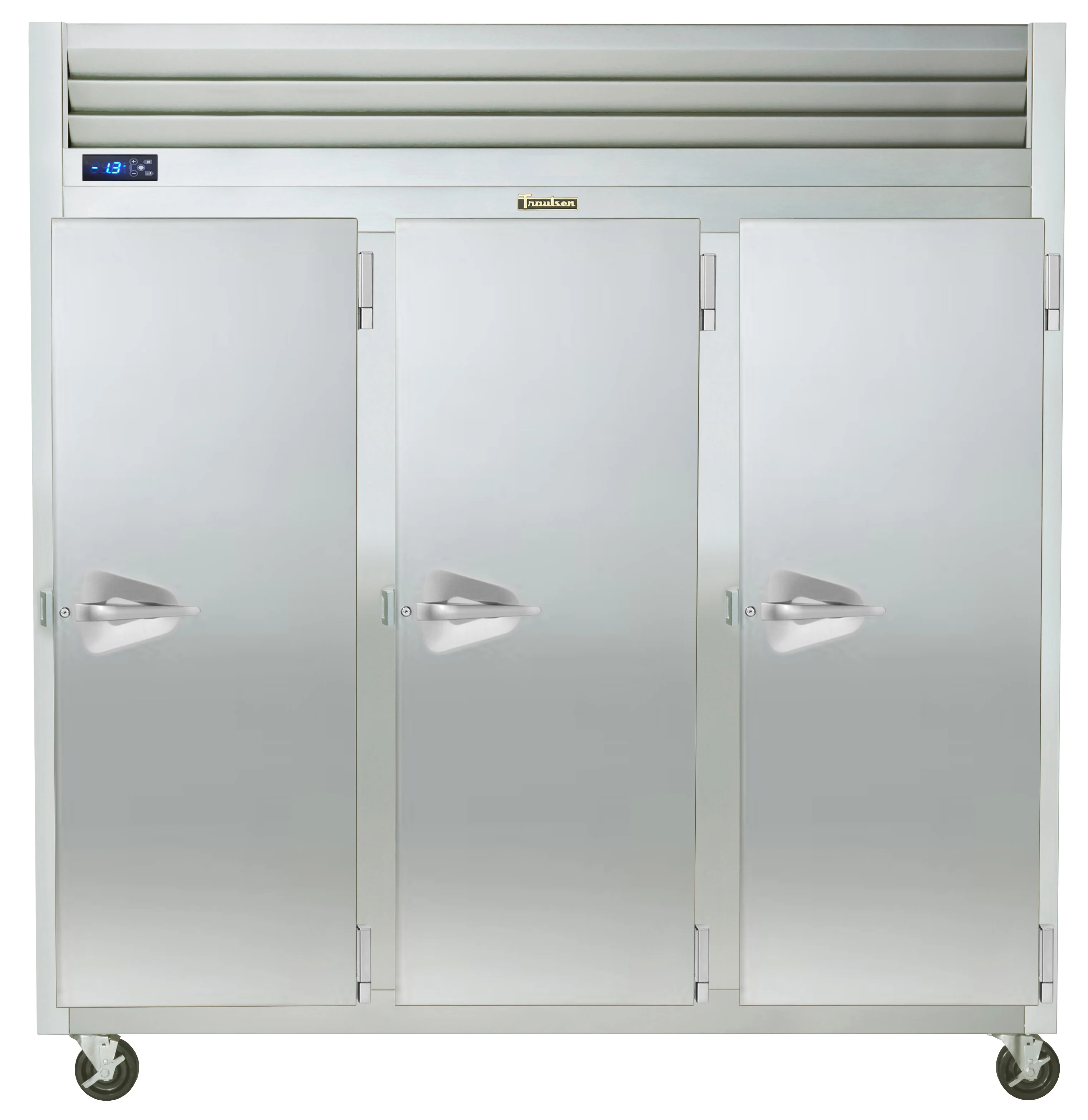 Traulsen G31012 3‑Section Reach‑In Storage Freezer 76" 6 Solid Doors 69.1 Cu. Ft. – 115V