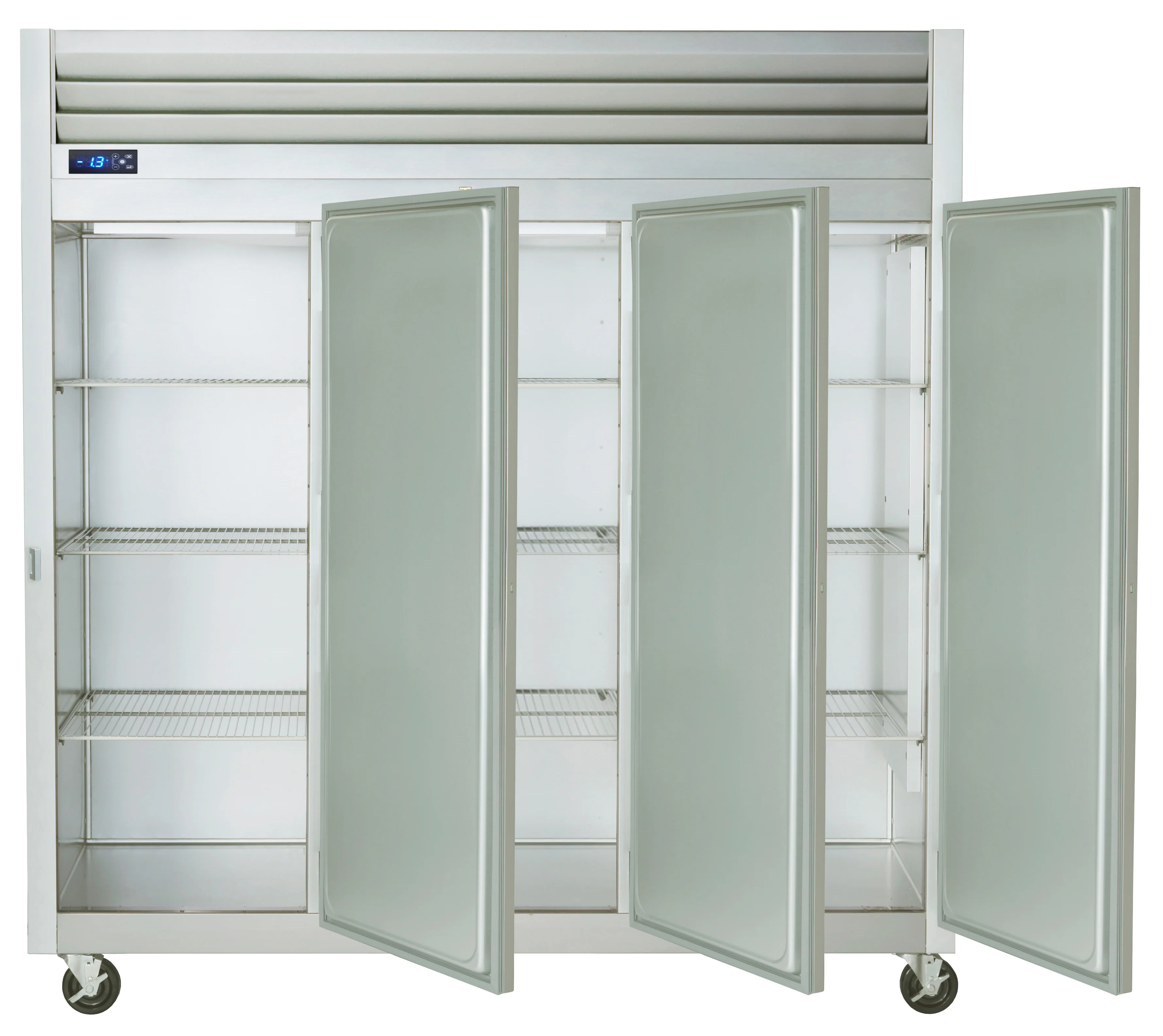 Traulsen G31012 3‑Section Reach‑In Storage Freezer 76" 6 Solid Doors 69.1 Cu. Ft. – 115V - Image 2