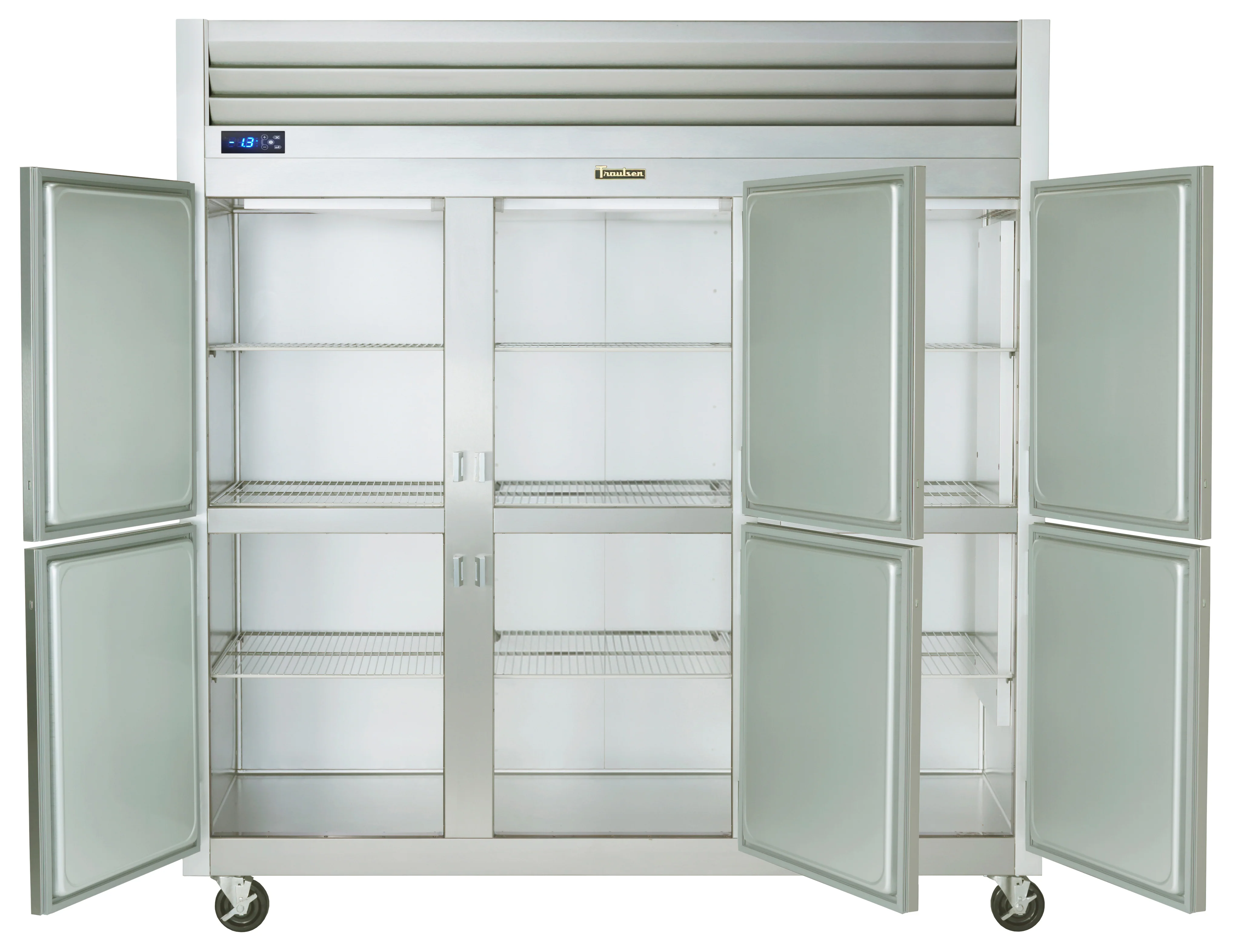 Traulsen G31300 3‑Section Reach‑In Freezer 76" 6 Solid Half Doors 69.1 Cu. Ft. – 115V - Image 2