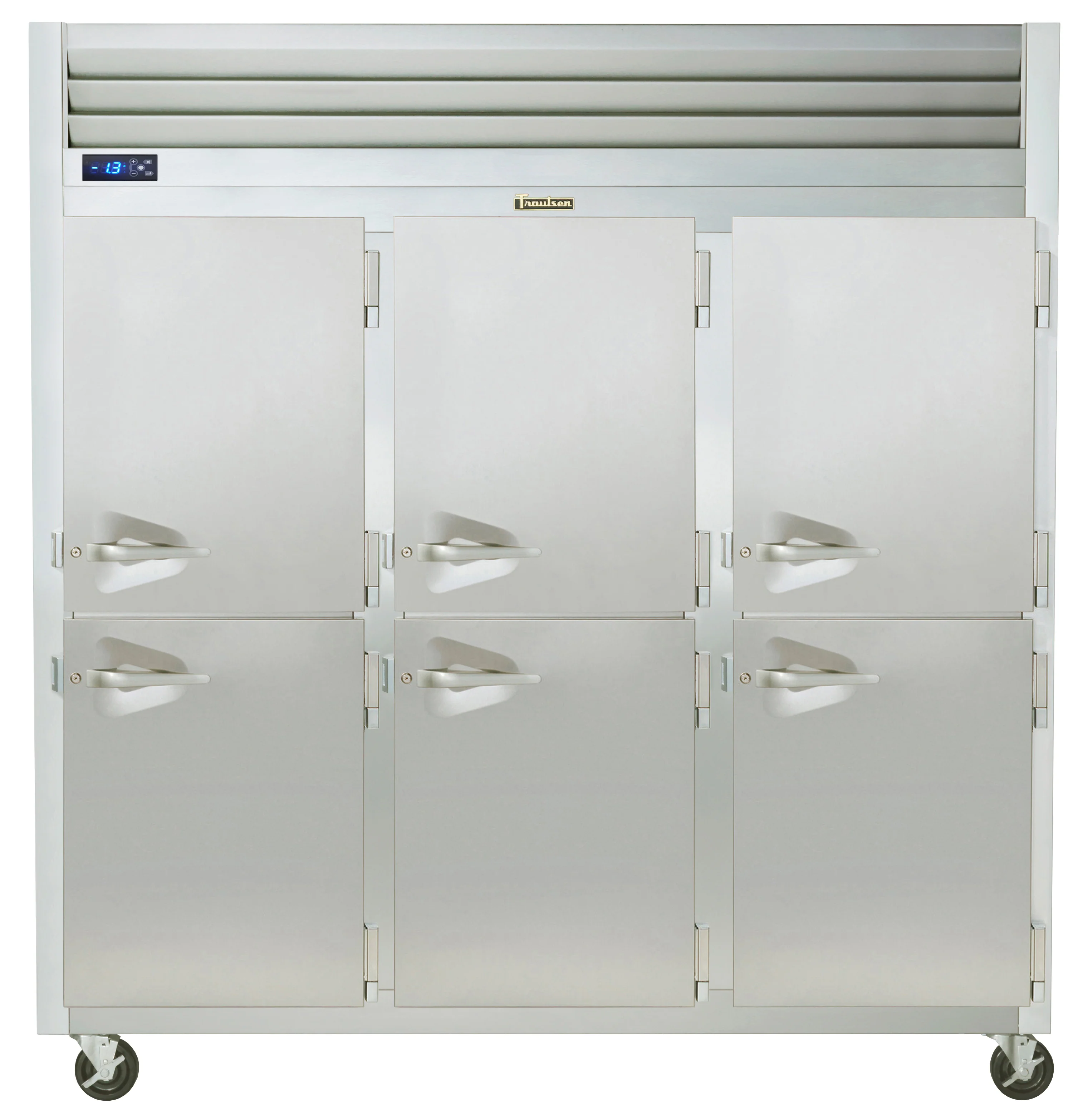Traulsen G31302 3‑Section Reach‑In Freezer 76" 6 Solid Half Doors 69.1 Cu. Ft. – 115V