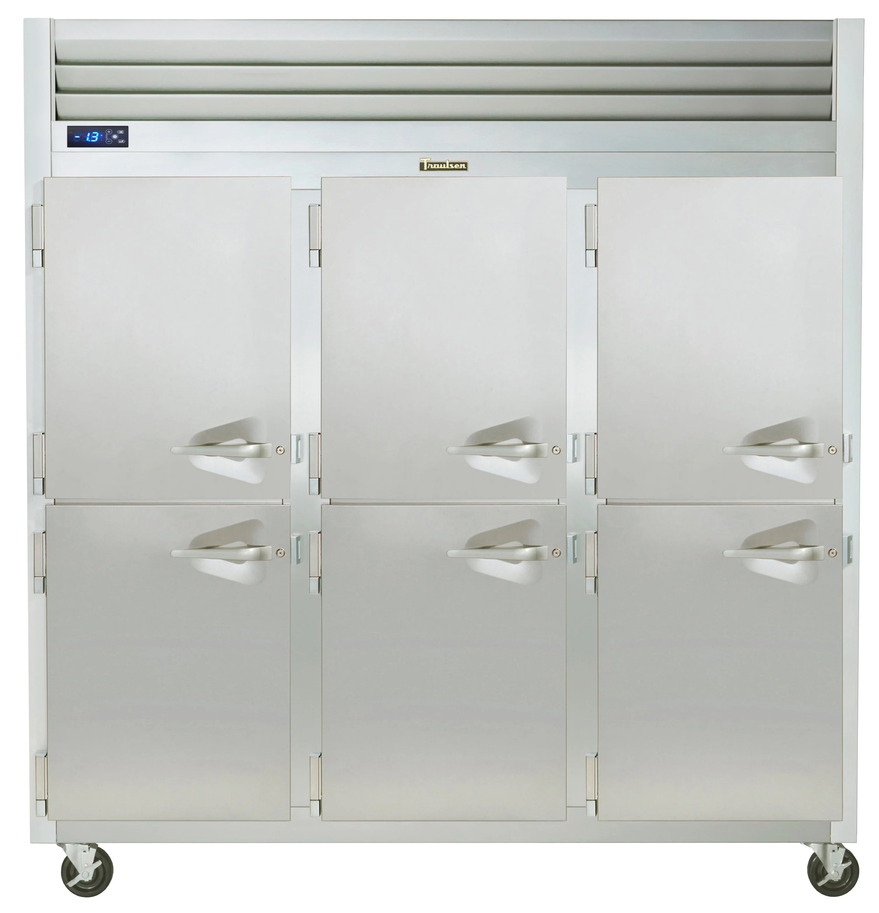 Traulsen G31303 3‑Section Reach‑In Freezer 76" 6 Solid Half Doors 69.1 Cu. Ft. – 115V
