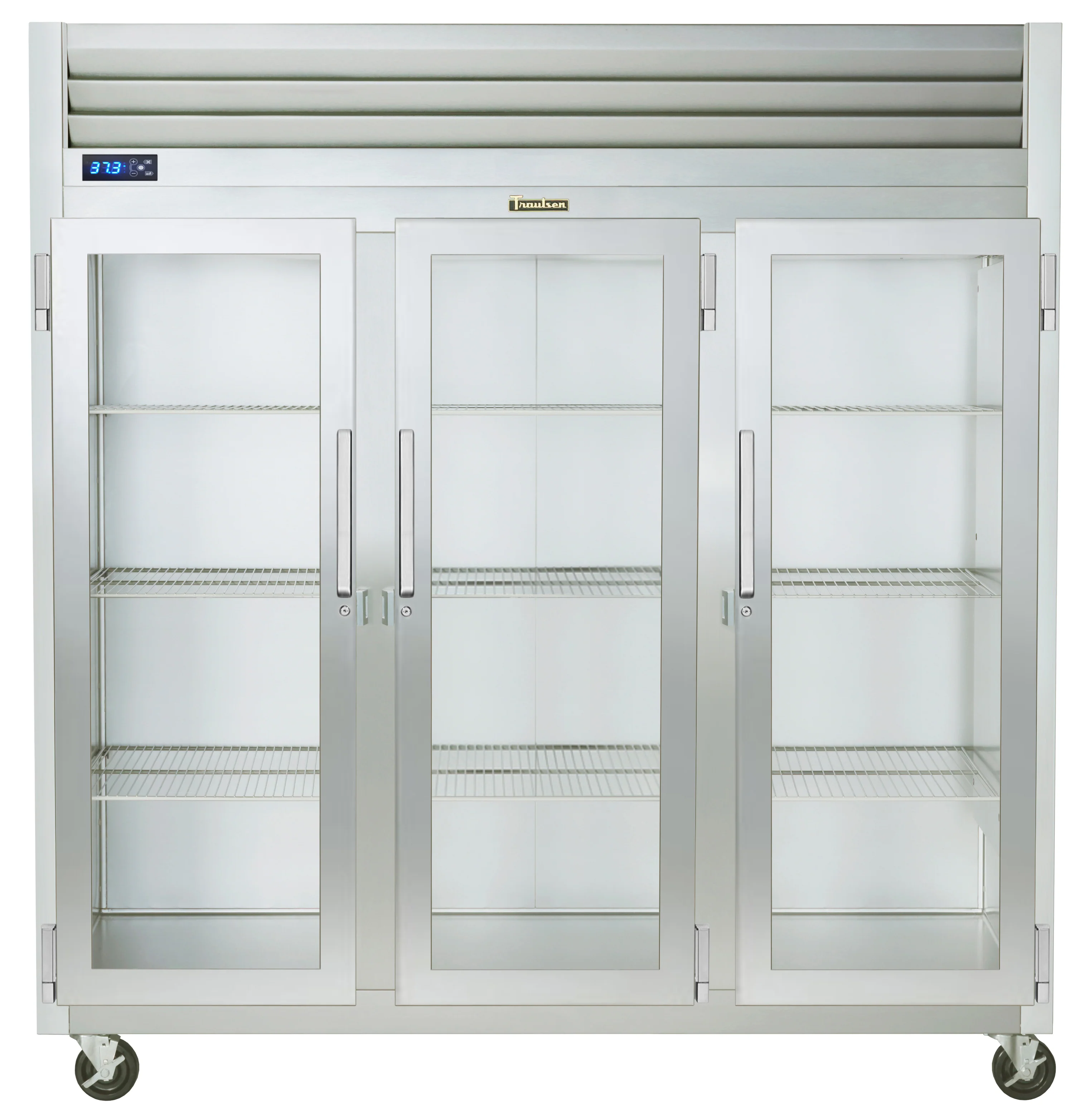Traulsen G32010 3-Section Left/Right/Right Hinged 3 Glass Door Reach-In Refrigerator 76" - 69.1 Cu. Ft.